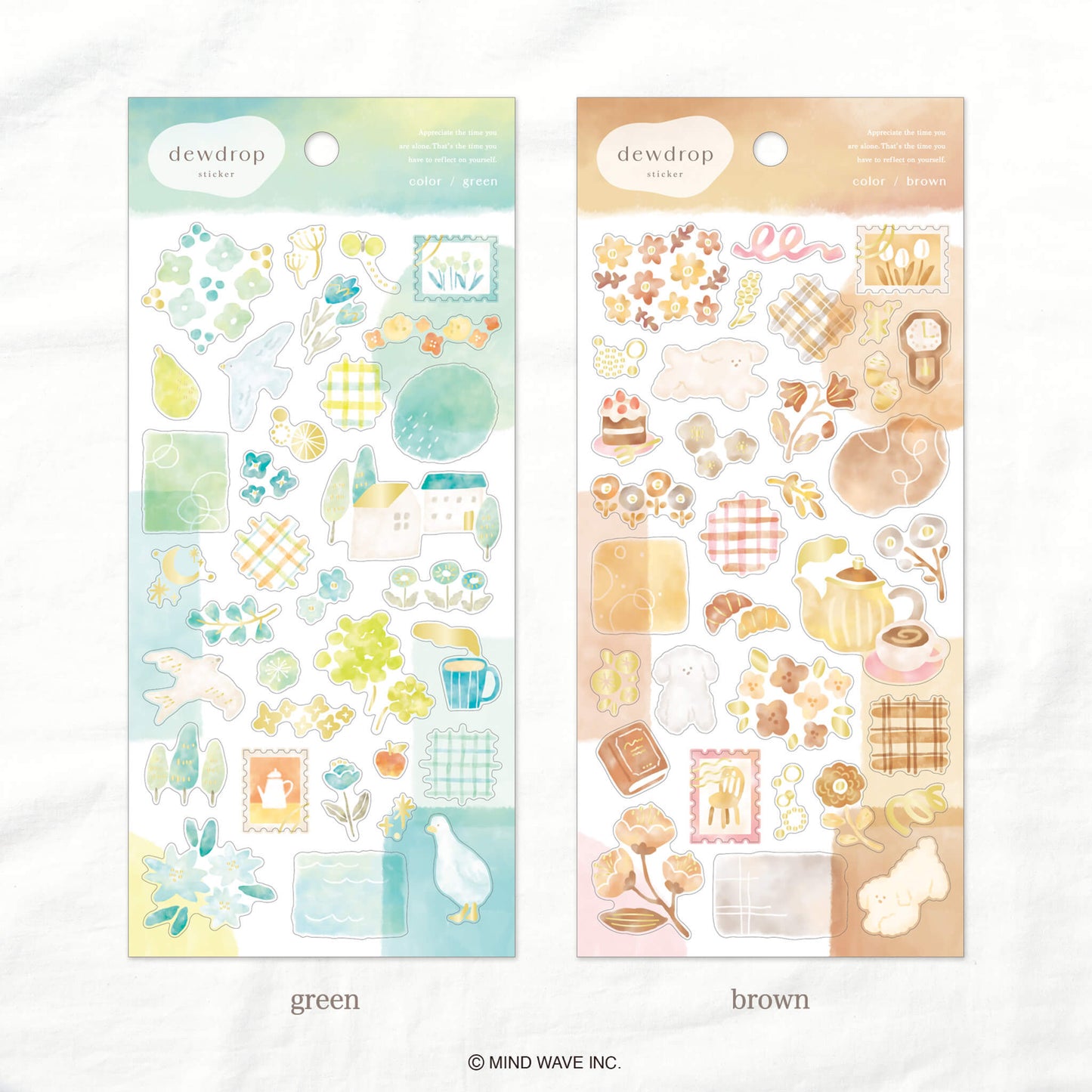 Mind Wave Dwedrop Sticker - Pink - Sticker Sheets