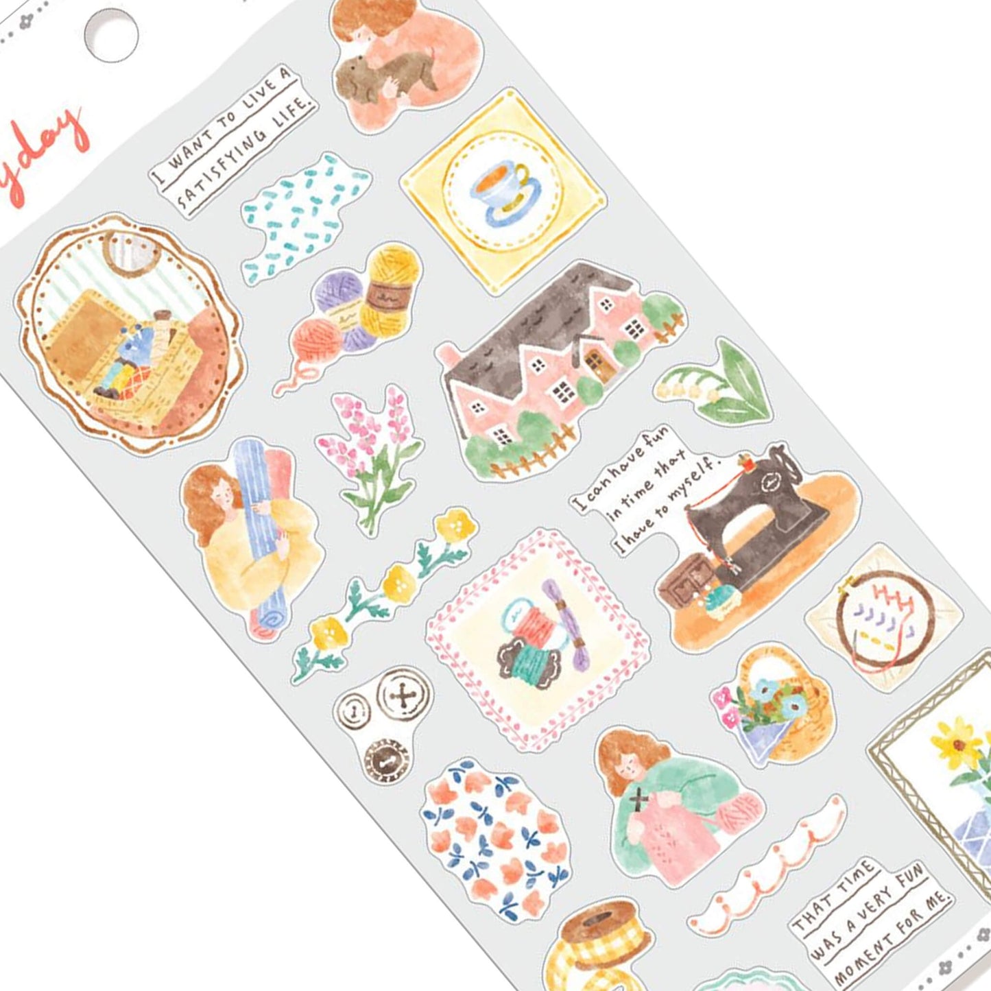Mind Wave Easy Day Sticker - Sewing - Sticker Sheets
