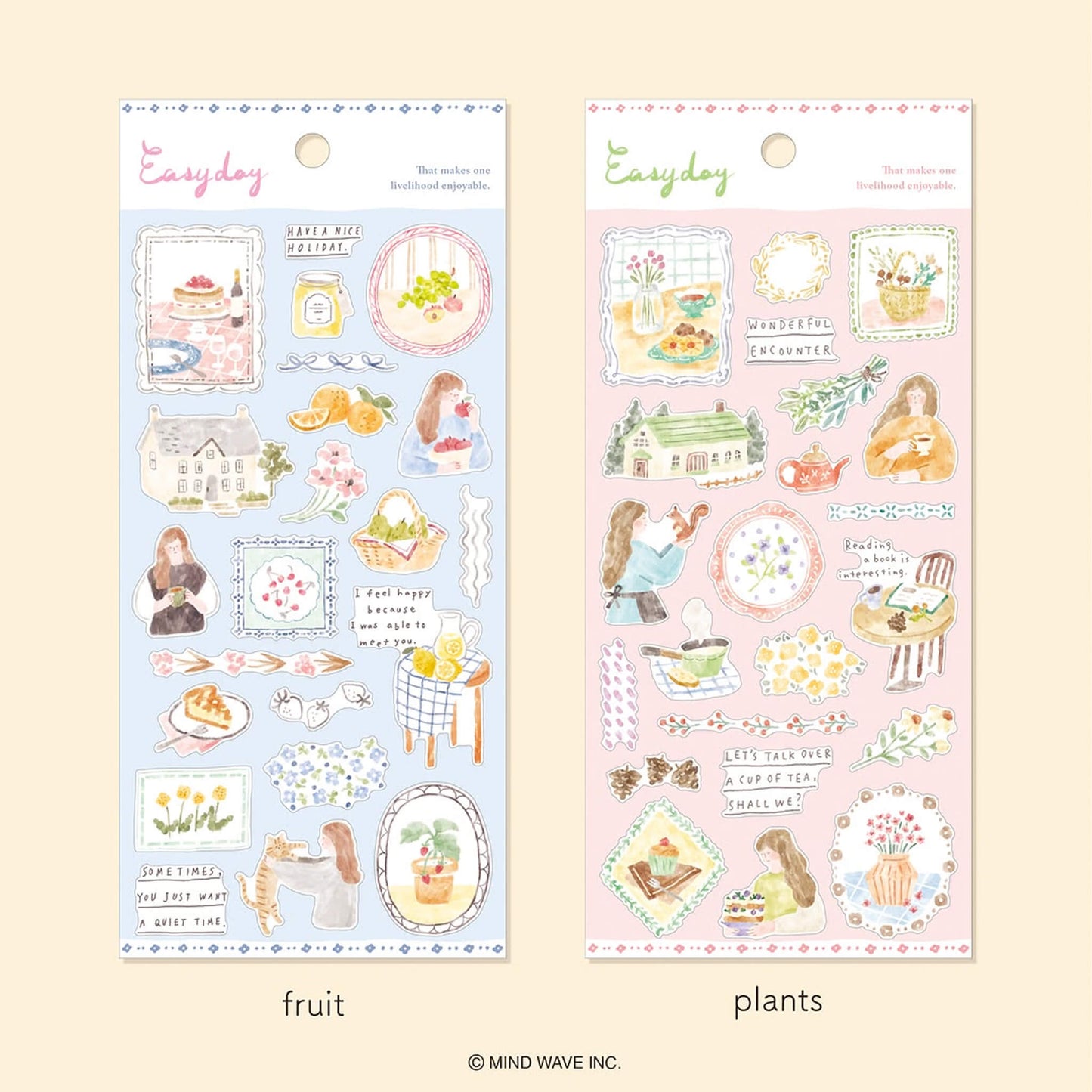 Mind Wave Easy Day Sticker - Stationery - Sticker Sheets