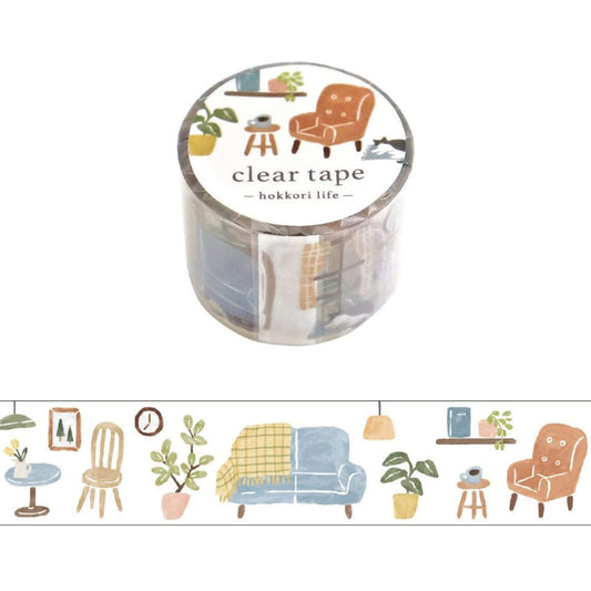 Mind Wave Hokkori Life Clear Tape - House - PET Film Tapes