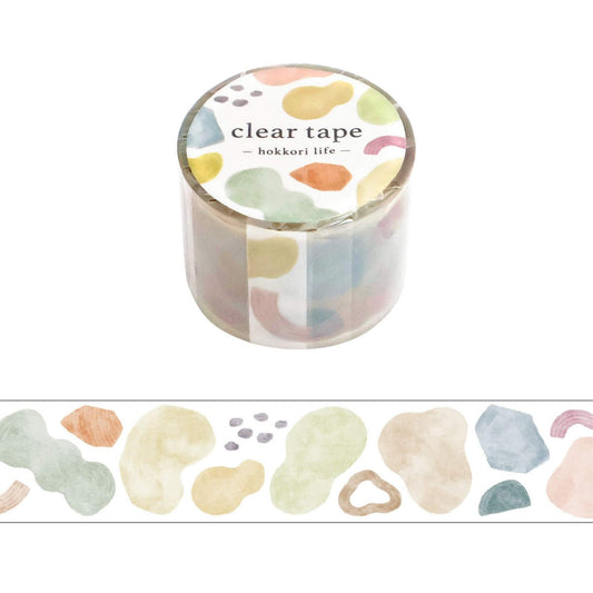 Mind Wave Hokkori Life Clear Tape - Pattern - PET Film Tapes