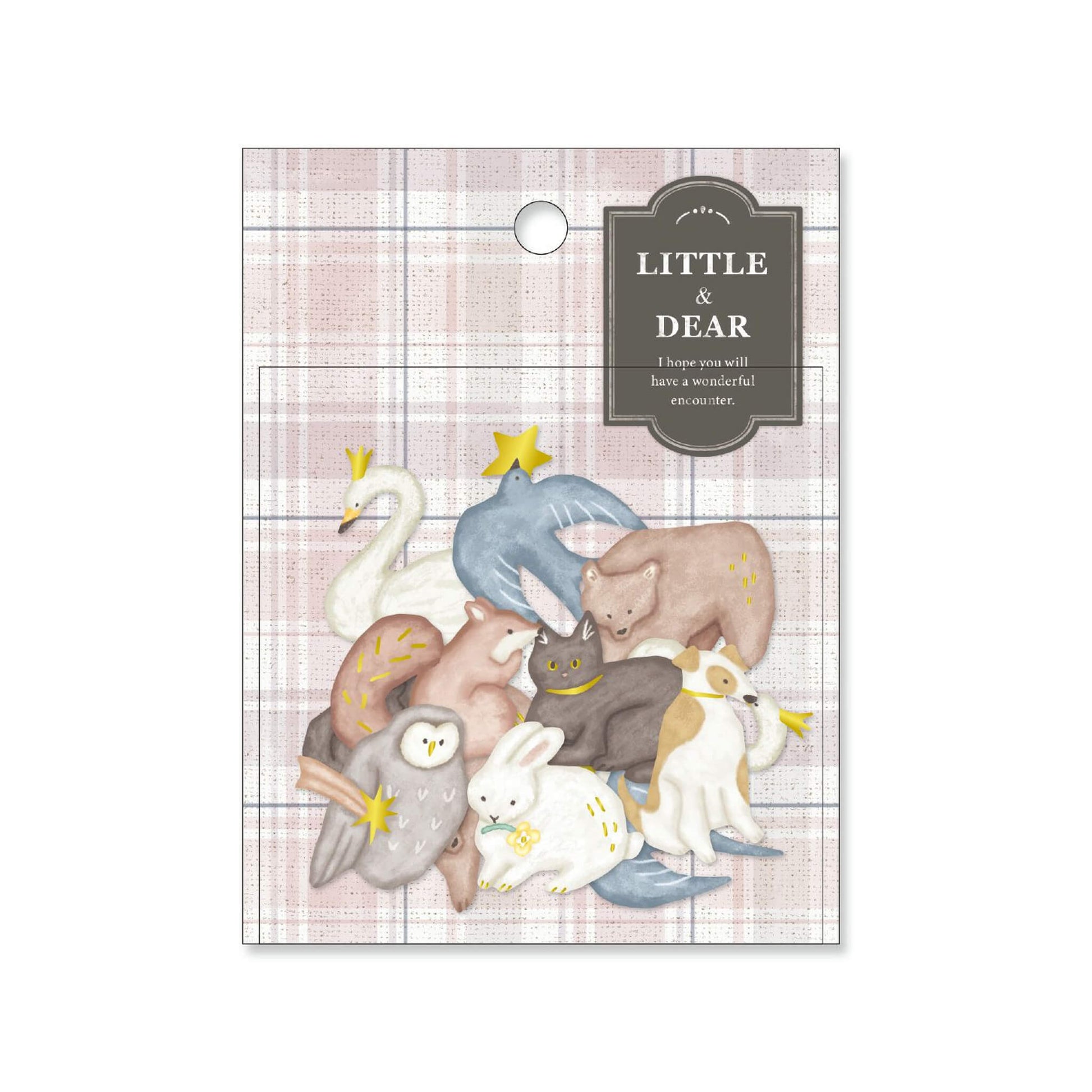 Mind Wave Little & Dear 3D Flake Sticker - Animal - Flake Stickers