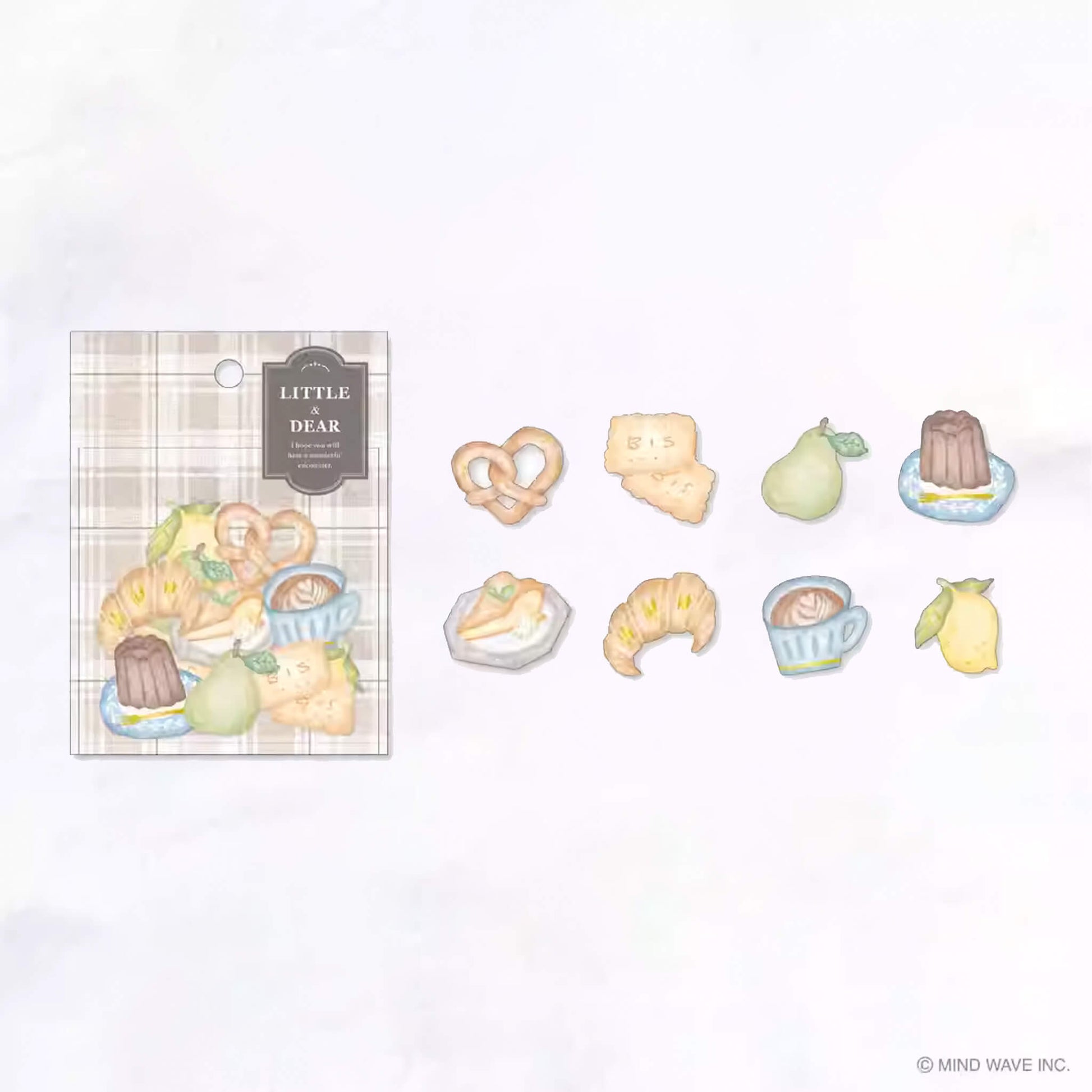 Mind Wave Little & Dear 3D Flake Sticker - Cafe - Flake Stickers