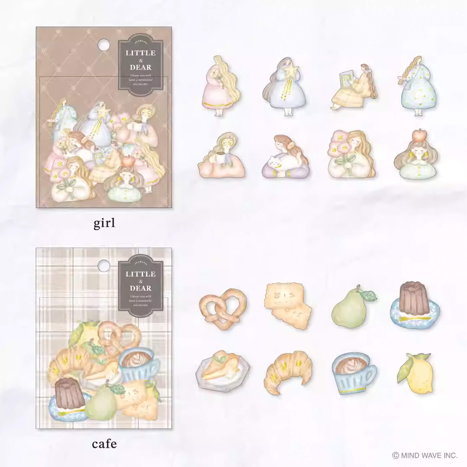 Mind Wave Little & Dear 3D Flake Sticker - Flower - Flake Stickers