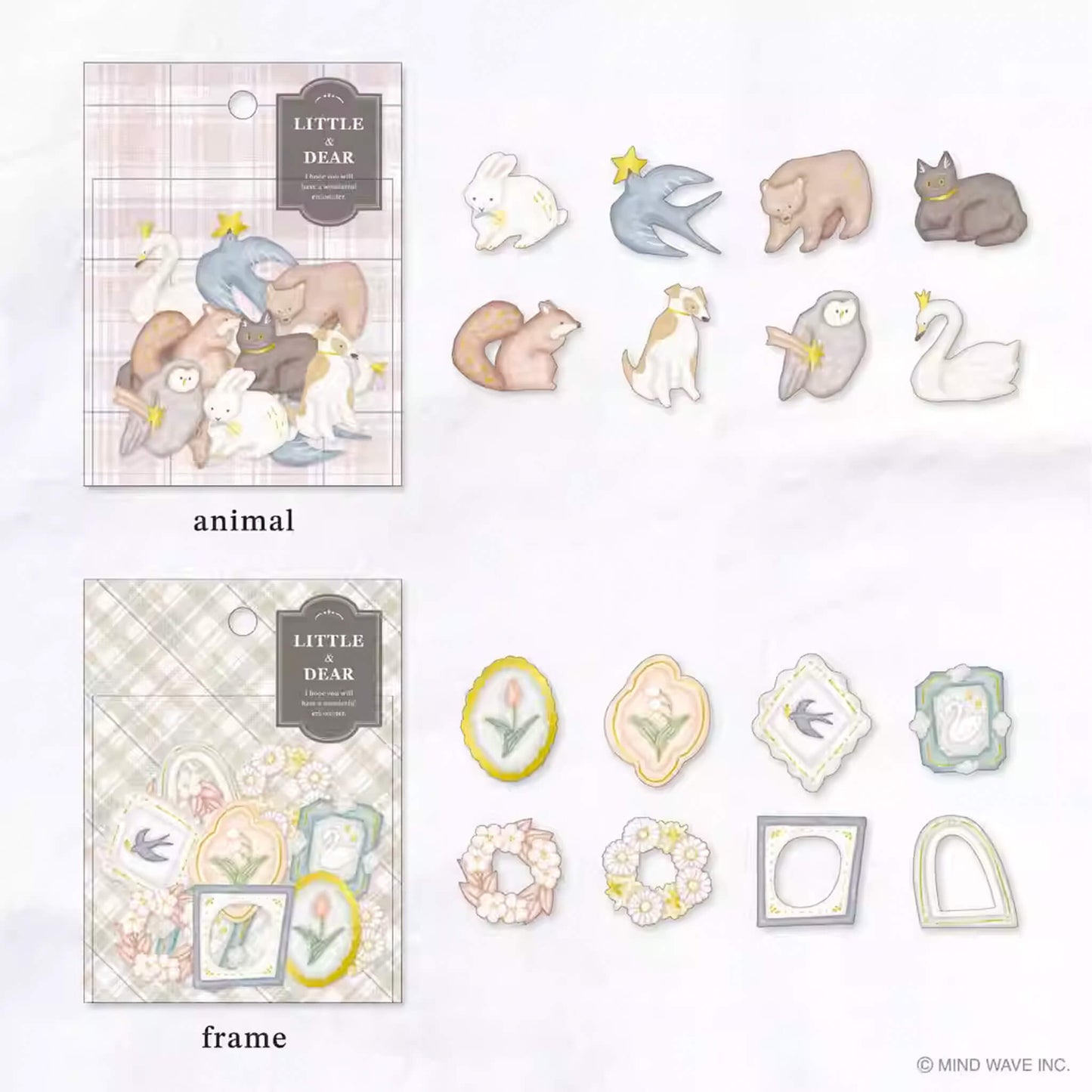 Mind Wave Little & Dear 3D Flake Sticker - Flower - Flake Stickers