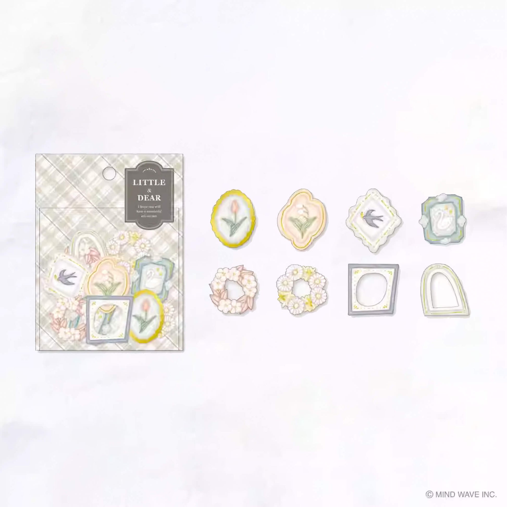 Mind Wave Little & Dear 3D Flake Sticker - Frame - Flake Stickers
