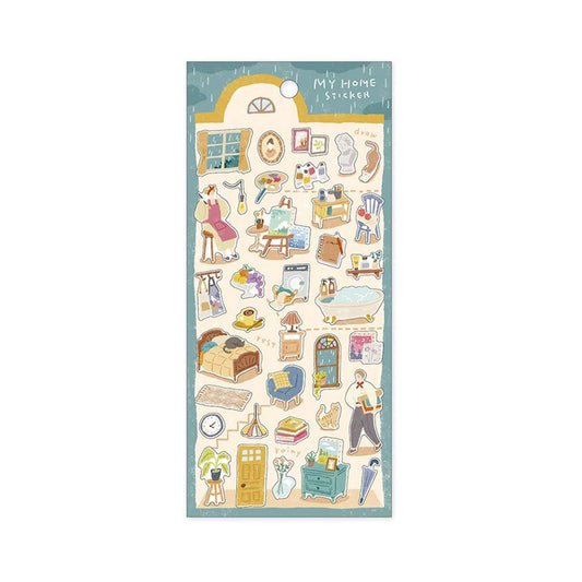 Mind Wave My Home Sticker - Art Time - Sticker Sheets