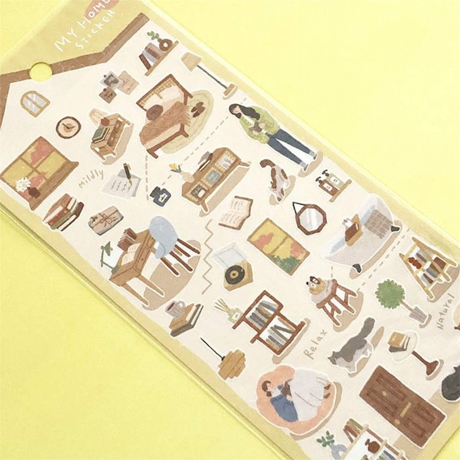 Mind Wave My Home Sticker - Reading Time - Sticker Sheets