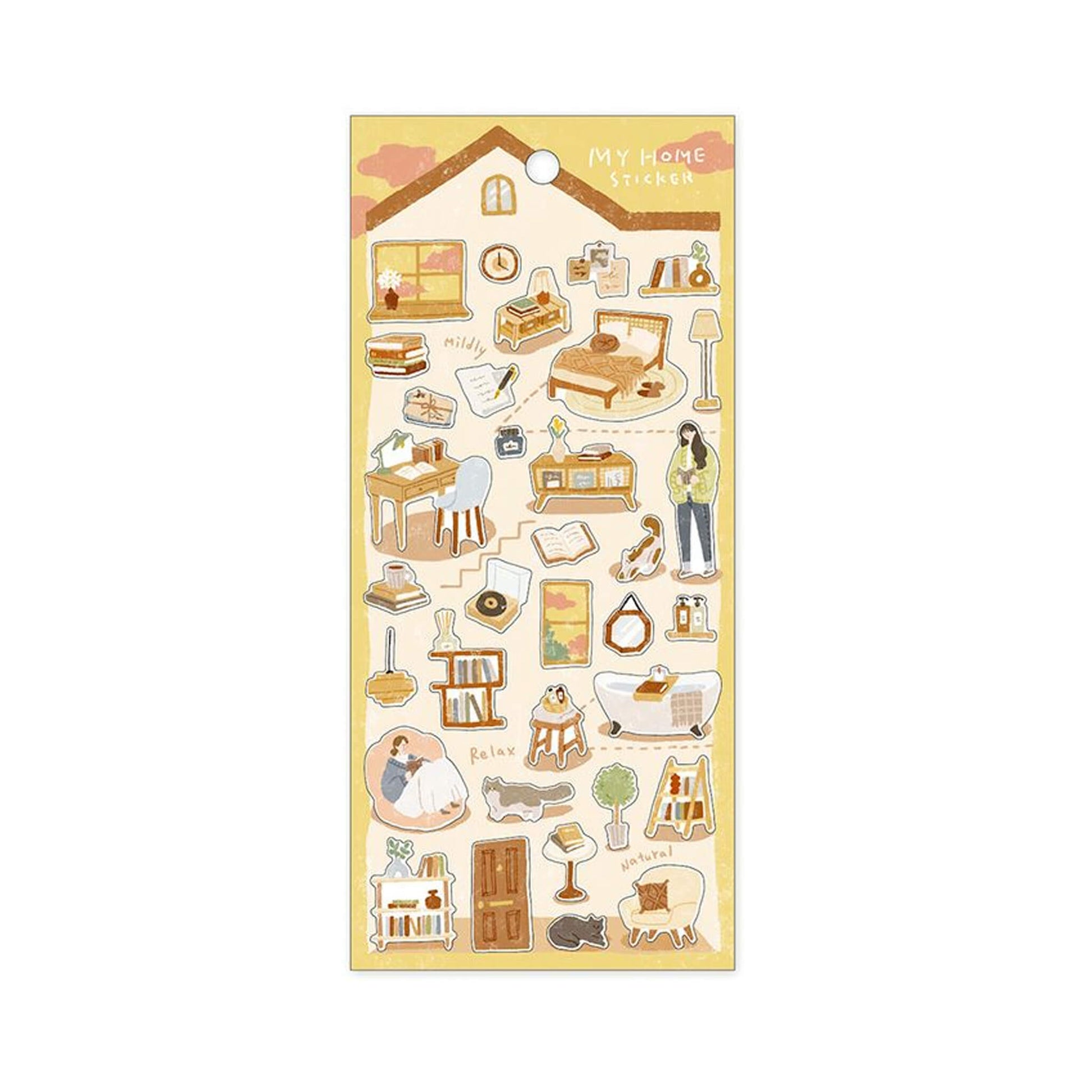 Mind Wave My Home Sticker - Reading Time - Sticker Sheets