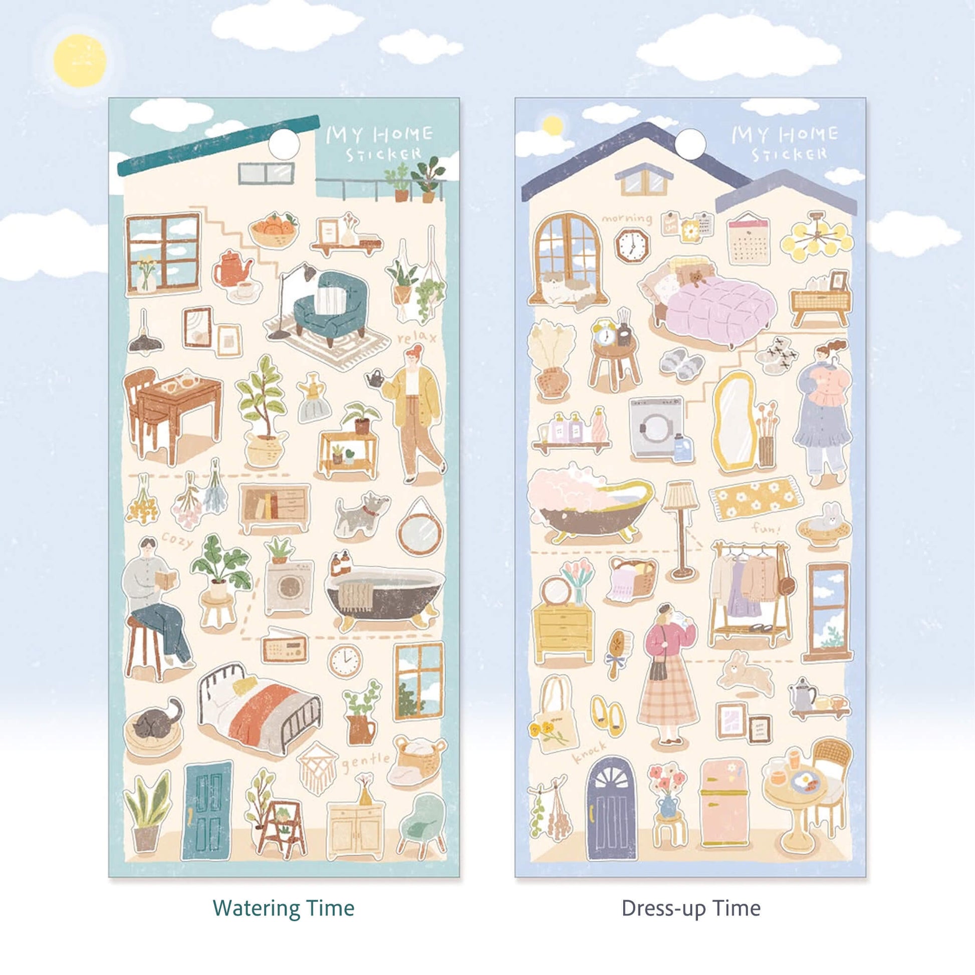 Mind Wave My Home Sticker - Reading Time - Sticker Sheets