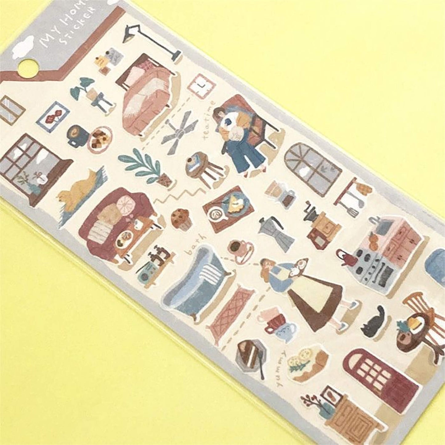 Mind Wave My Home Sticker - Snack Time - Sticker Sheets