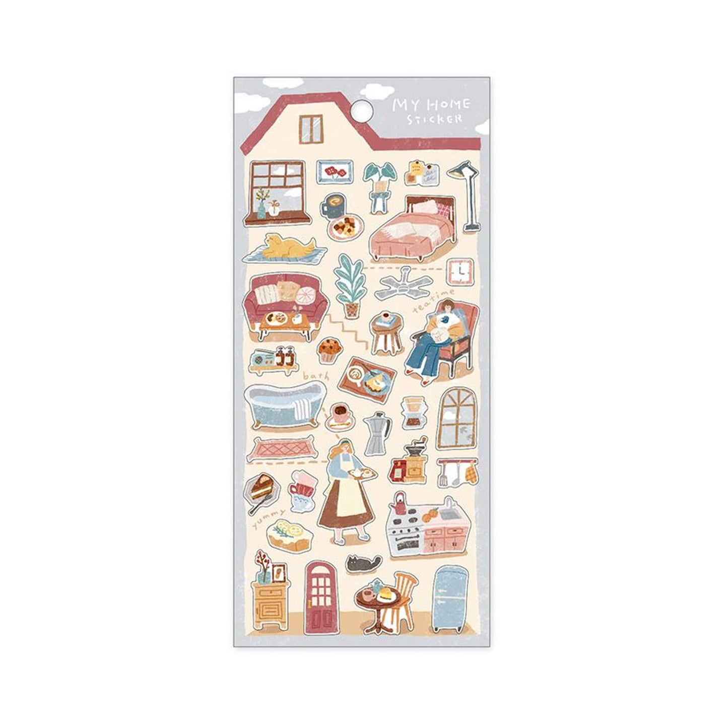 Mind Wave My Home Sticker - Snack Time - Sticker Sheets