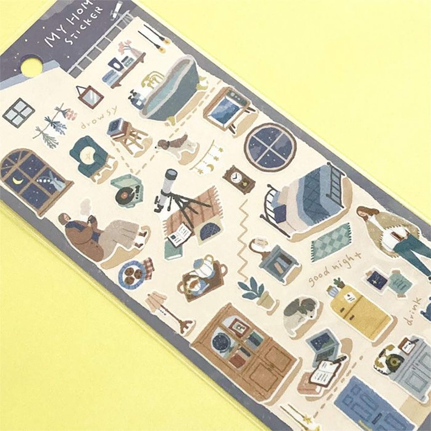 Mind Wave My Home Sticker - Starry Sky Time - Sticker Sheets