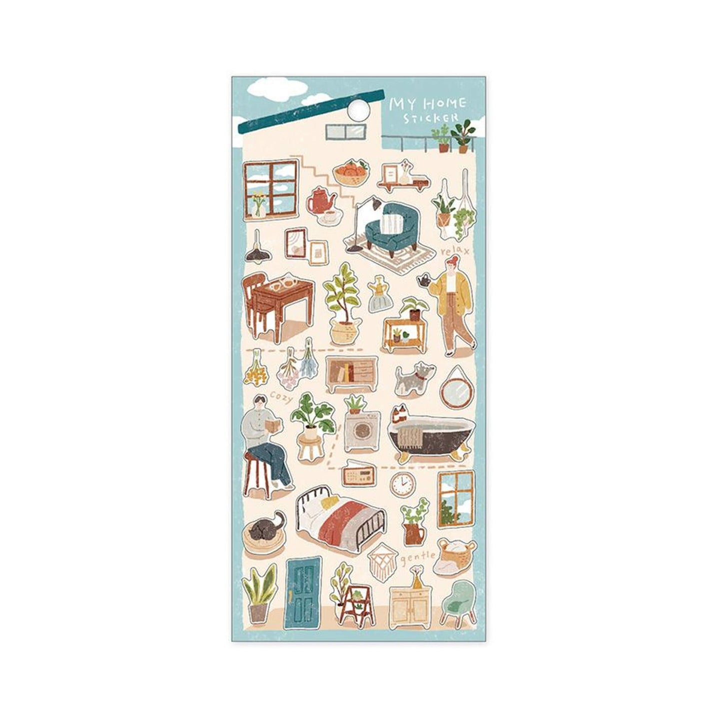 Mind Wave My Home Sticker - Watering Time - Sticker Sheets