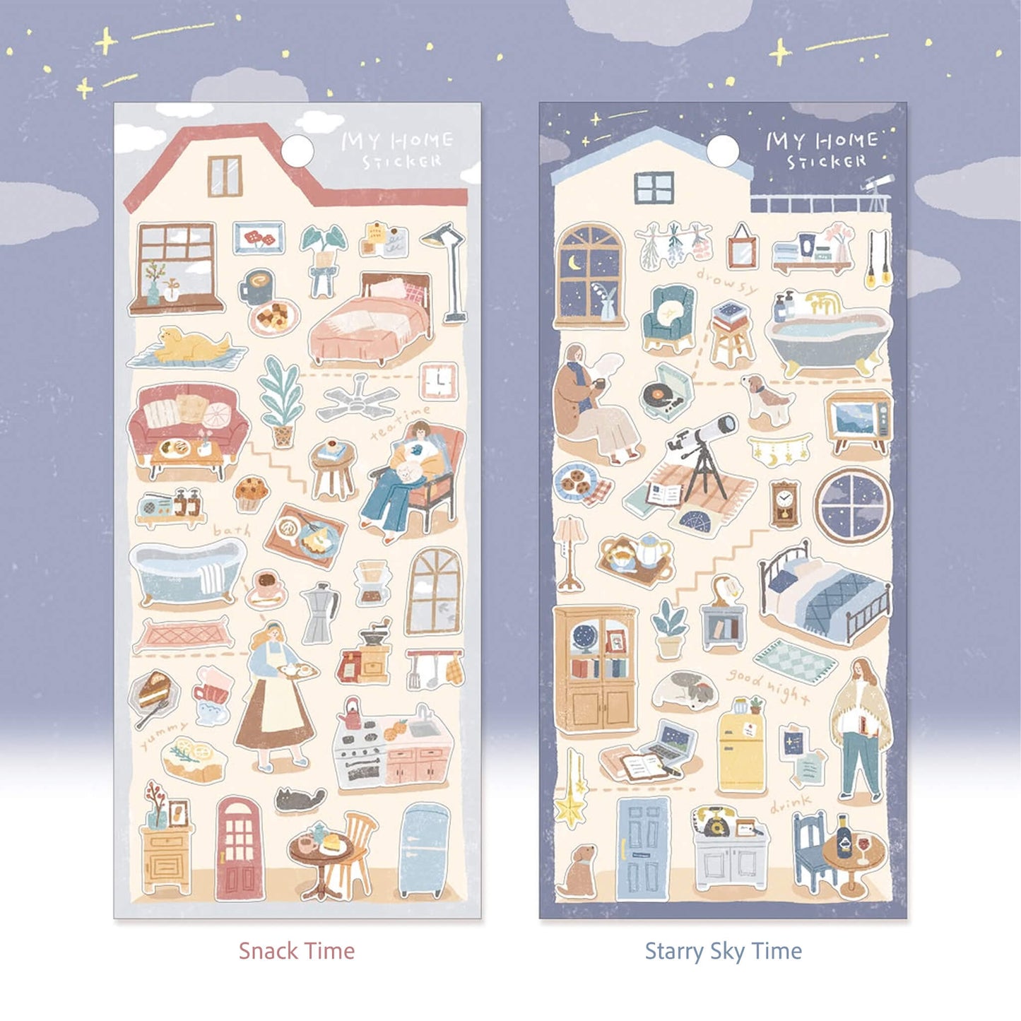 Mind Wave My Home Sticker - Watering Time - Sticker Sheets