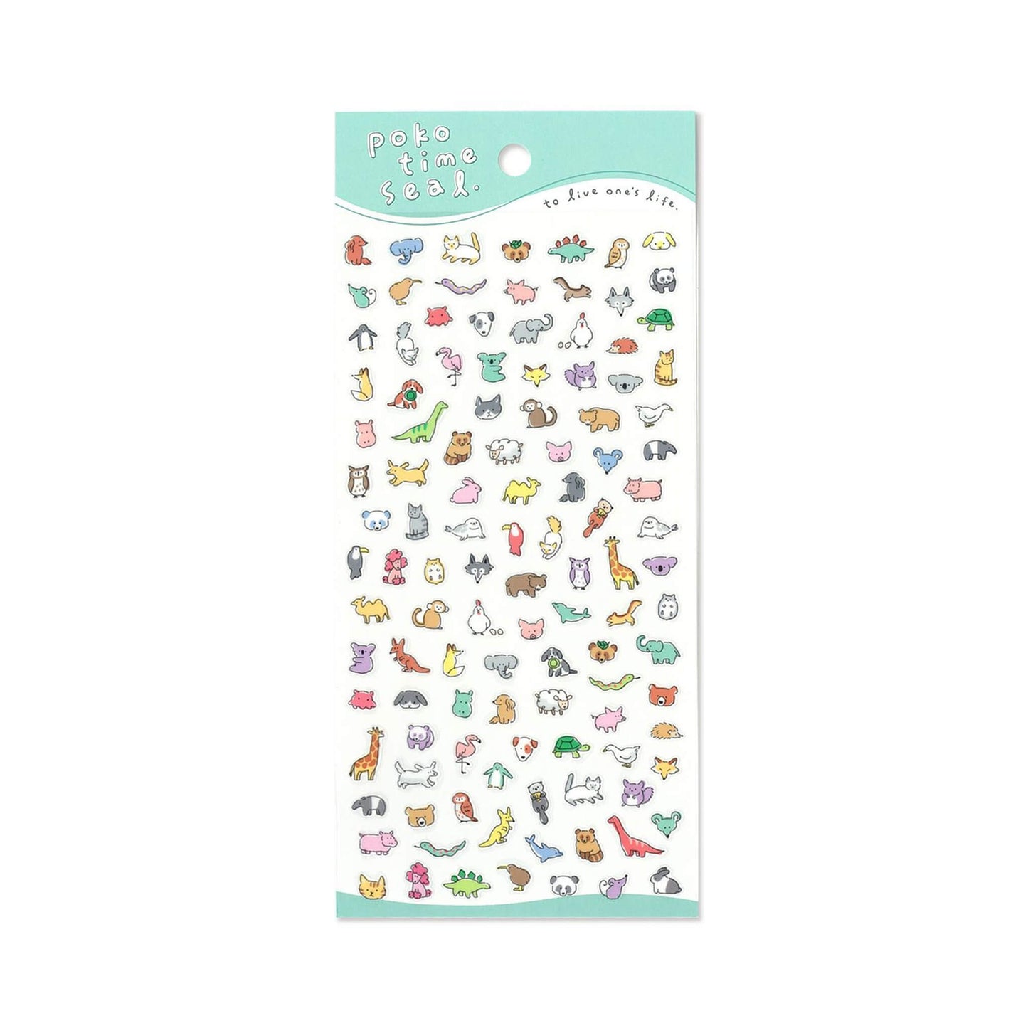Mind Wave Poko Time Sticker - Animals - Sticker Sheets