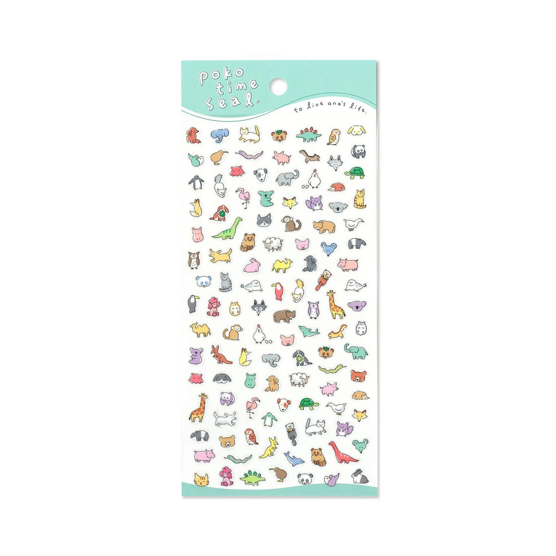 Mind Wave Poko Time Sticker - Animals - Sticker Sheets