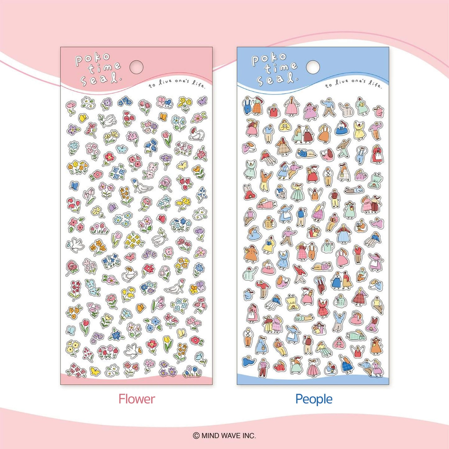 Mind Wave Poko Time Sticker - Animals - Sticker Sheets