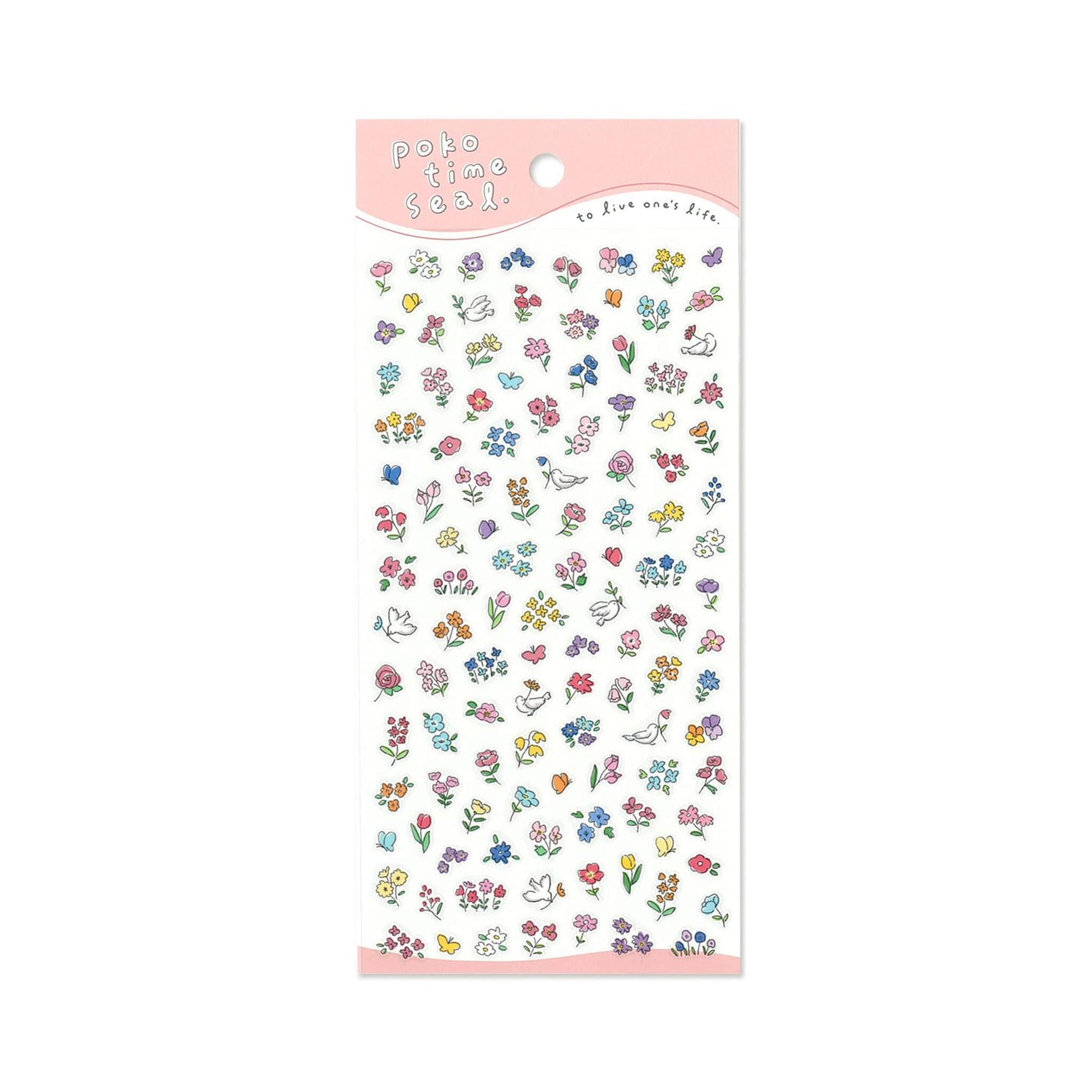 Mind Wave Poko Time Sticker - Flower - Sticker Sheets