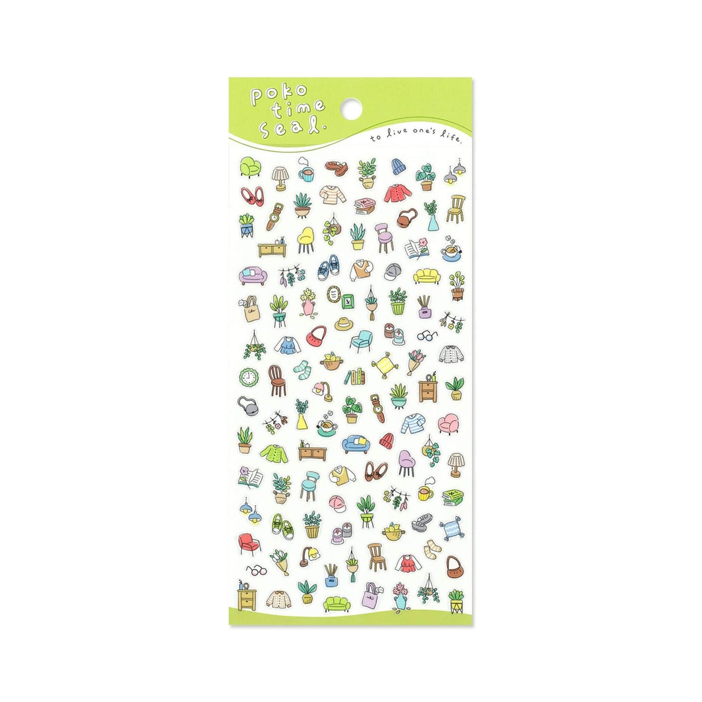 Mind Wave Poko Time Sticker - Room - Sticker Sheets