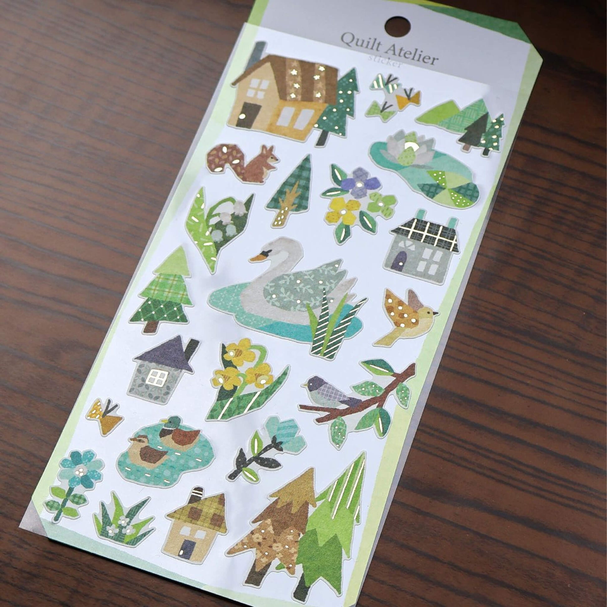 Mind Wave Quilt Atelier Sticker - A House by the Lake - Sticker Sheets