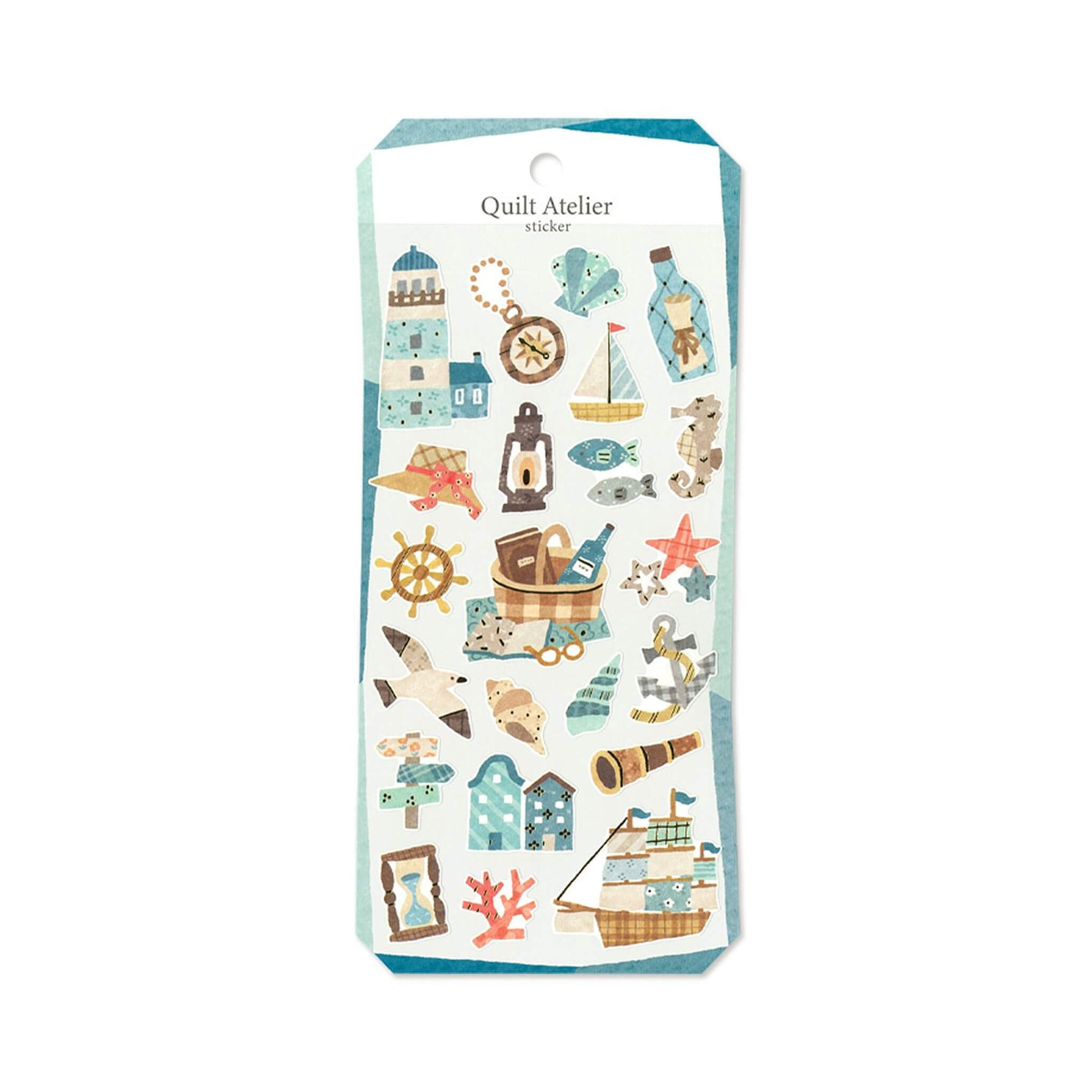 Mind Wave Quilt Atelier Sticker - Harbor Town - Sticker Sheets