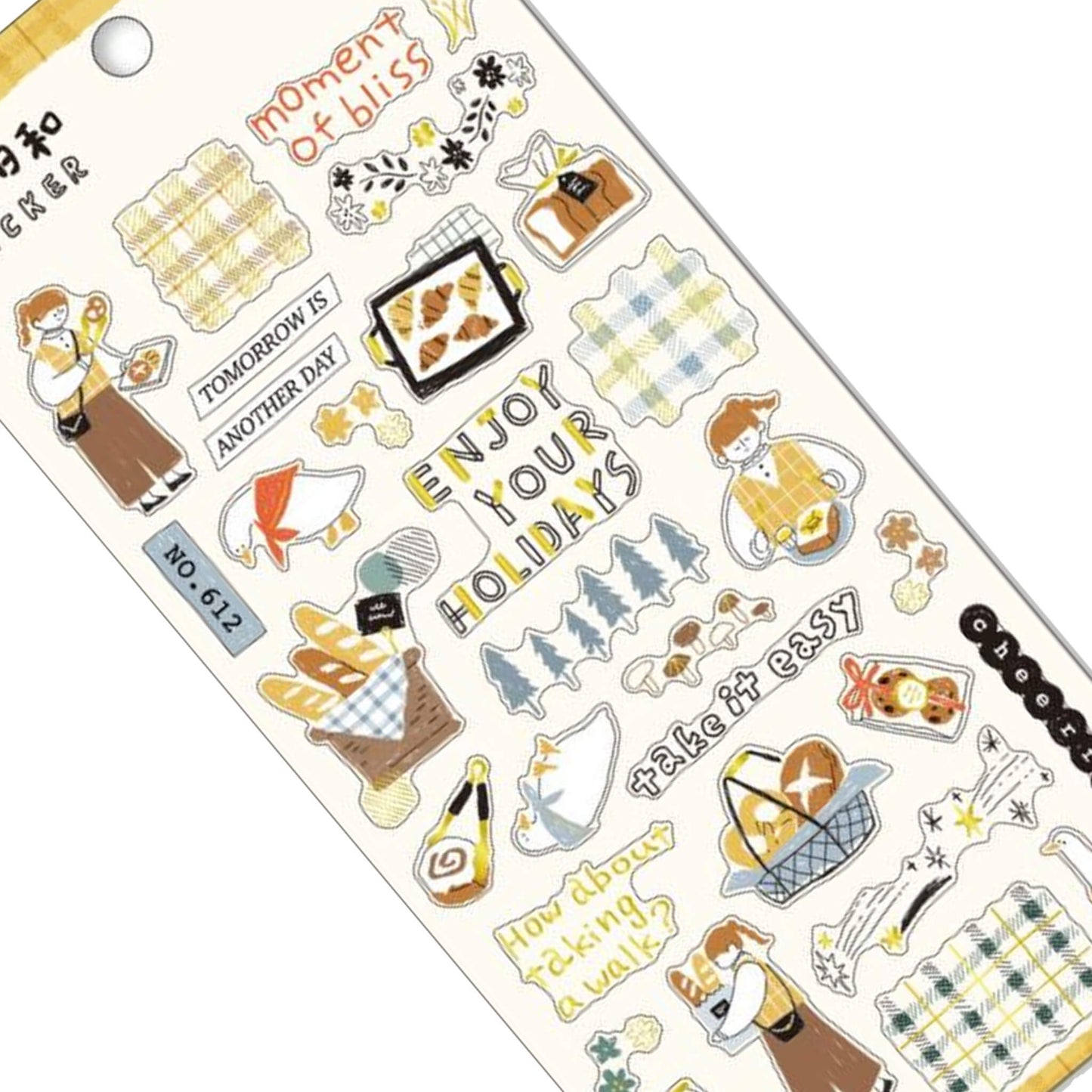 Mind Wave Relax / Nice Day Sticker - Bakery - Sticker Sheets
