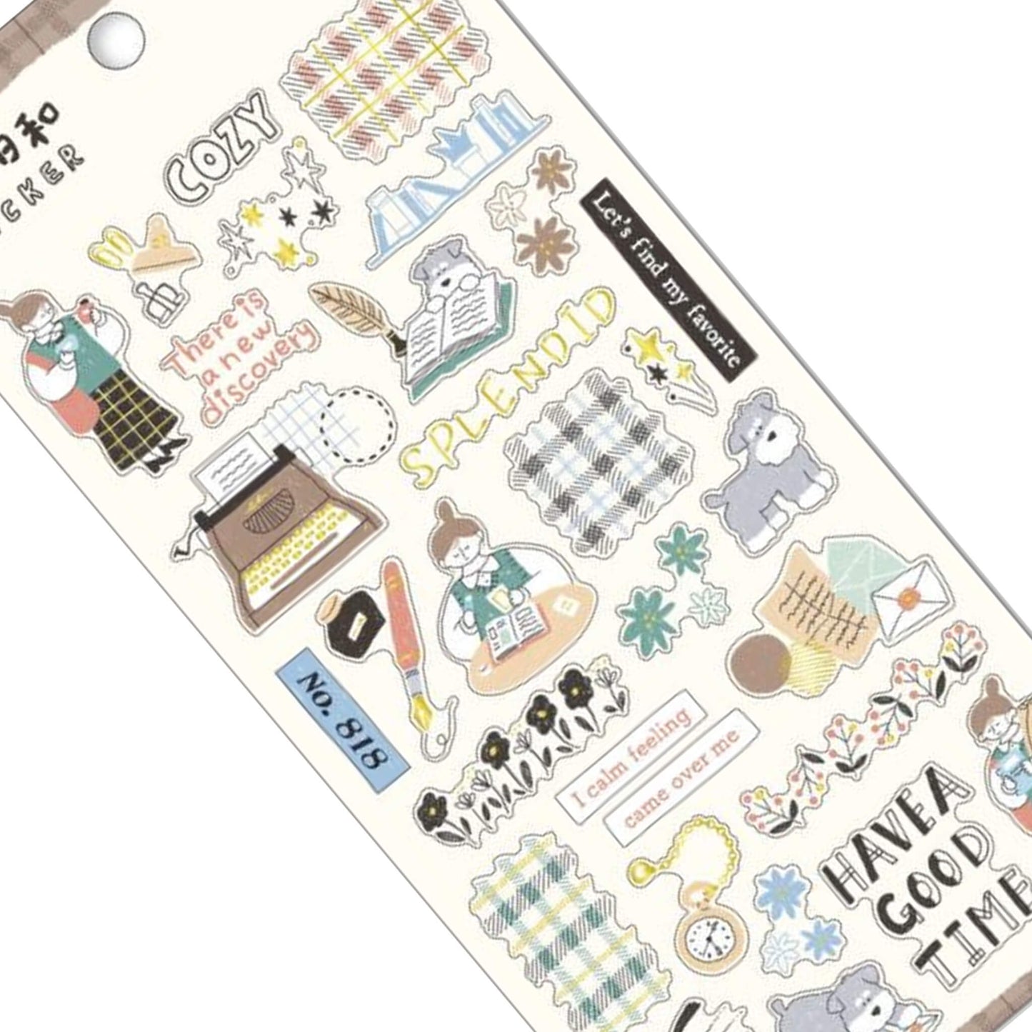 Mind Wave Relax / Nice Day Sticker - Stationery Shop - Sticker Sheets