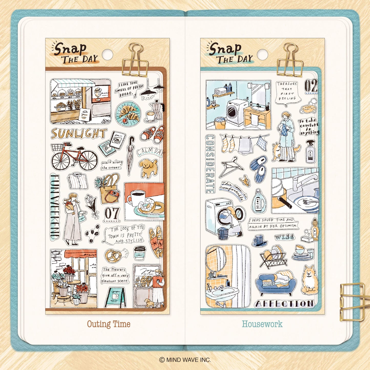 Mind Wave Snap the Day Sticker - Cooking - Sticker Sheets