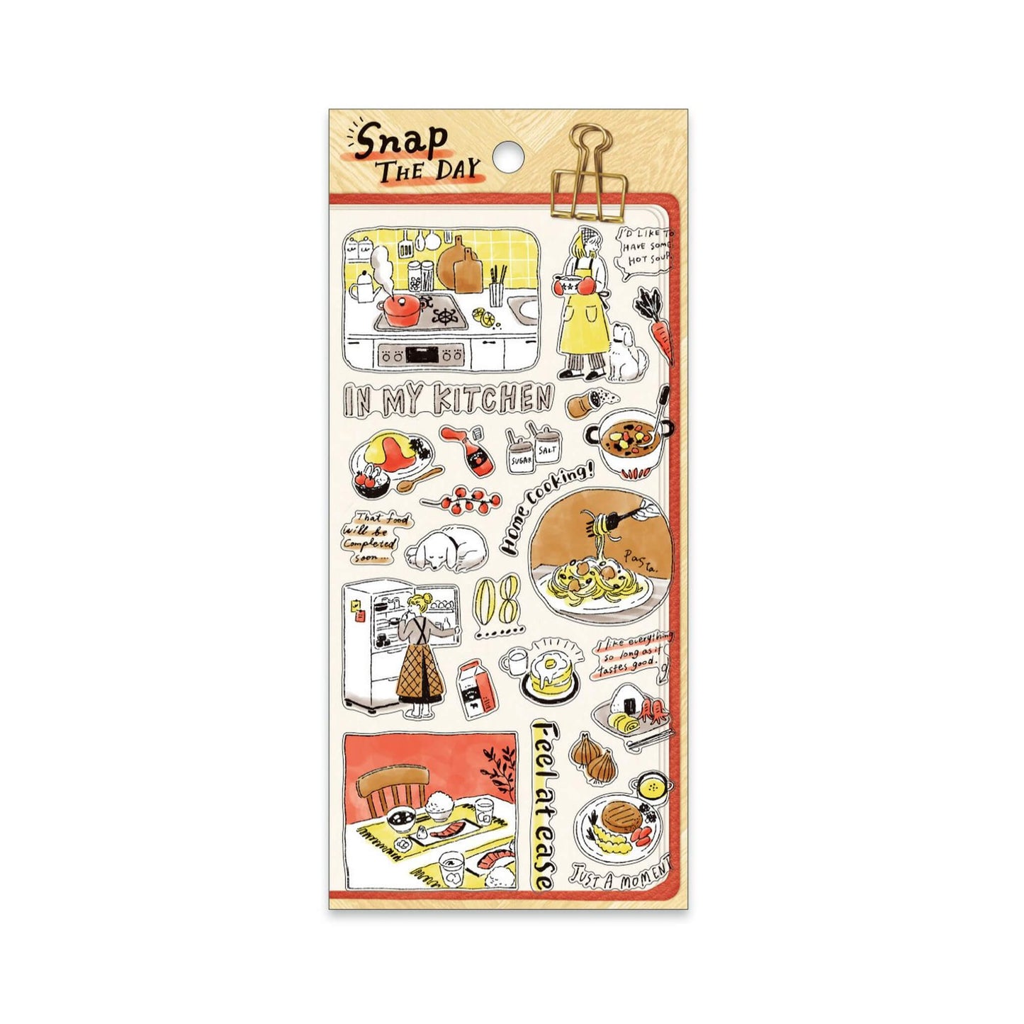 Mind Wave Snap the Day Sticker - Cooking - Sticker Sheets