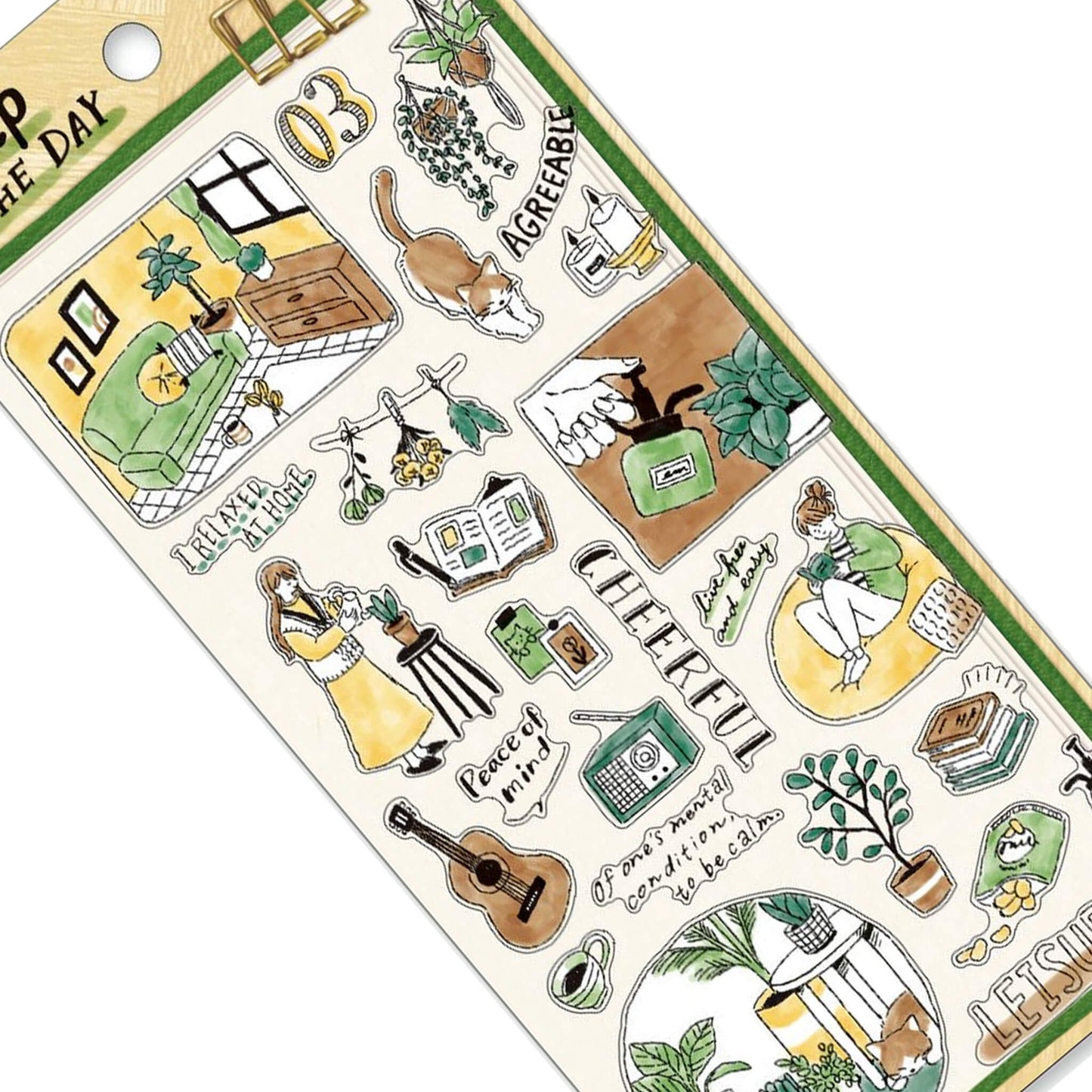 Mind Wave Snap the Day Sticker - Laid - Back Time - Sticker Sheets