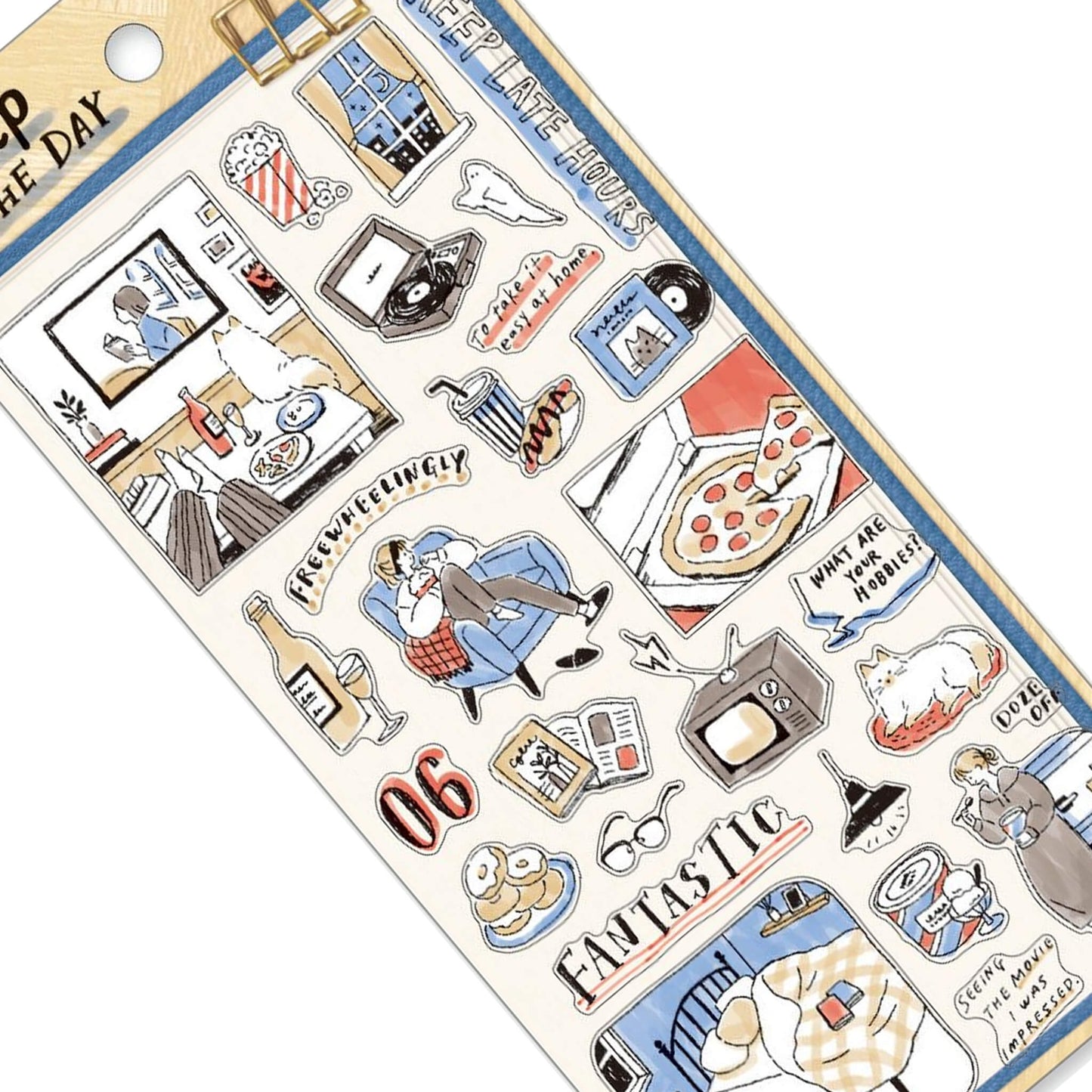 Mind Wave Snap the Day Sticker - Movie Time - Sticker Sheets