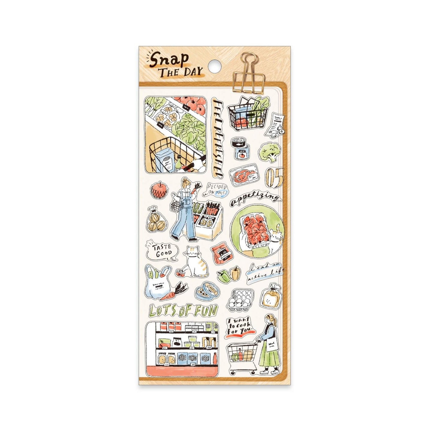Mind Wave Snap the Day Sticker - Shopping - Sticker Sheets