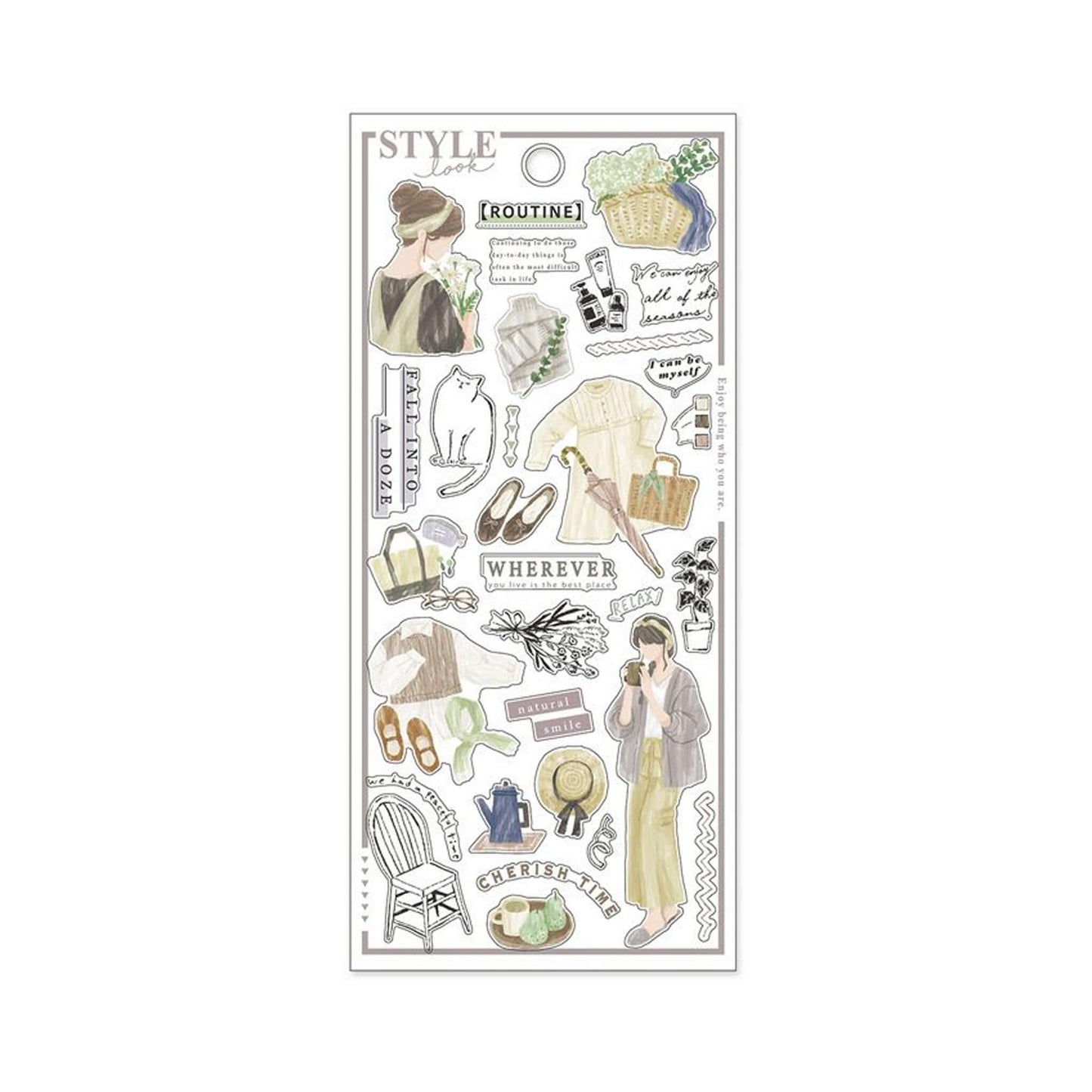 Mind Wave Style Look Sticker - Home Day - Sticker Sheets