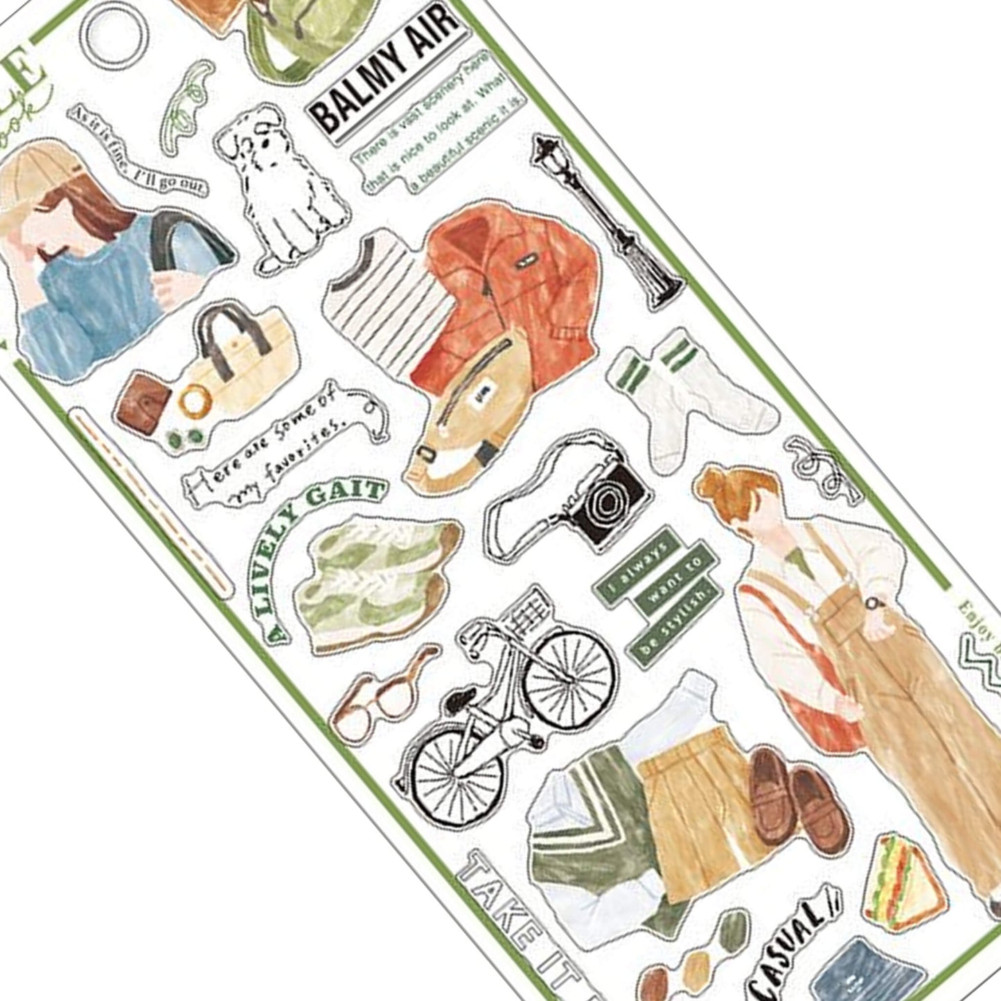 Mind Wave Style Look Sticker - Stroll Day - Sticker Sheets