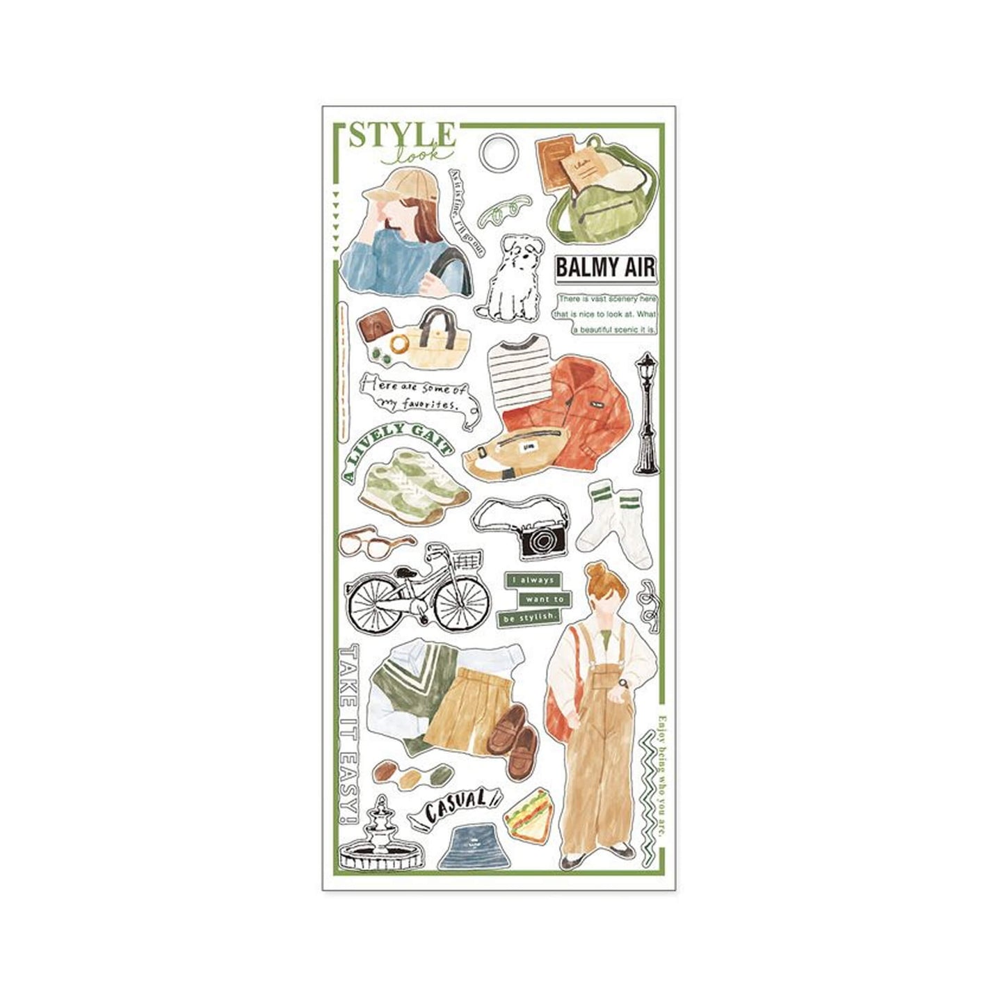 Mind Wave Style Look Sticker - Stroll Day - Sticker Sheets