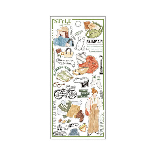 Mind Wave Style Look Sticker - Stroll Day - Sticker Sheets