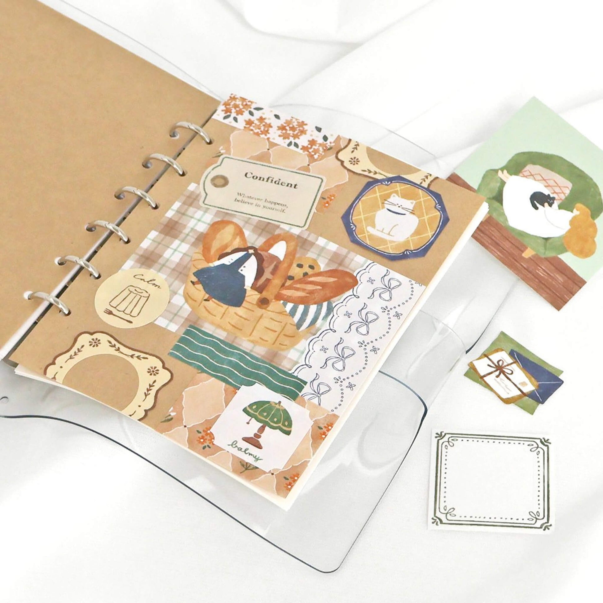 Mind Wave Yori - Dori Flake Sticker - Bread Basket - Flake Stickers