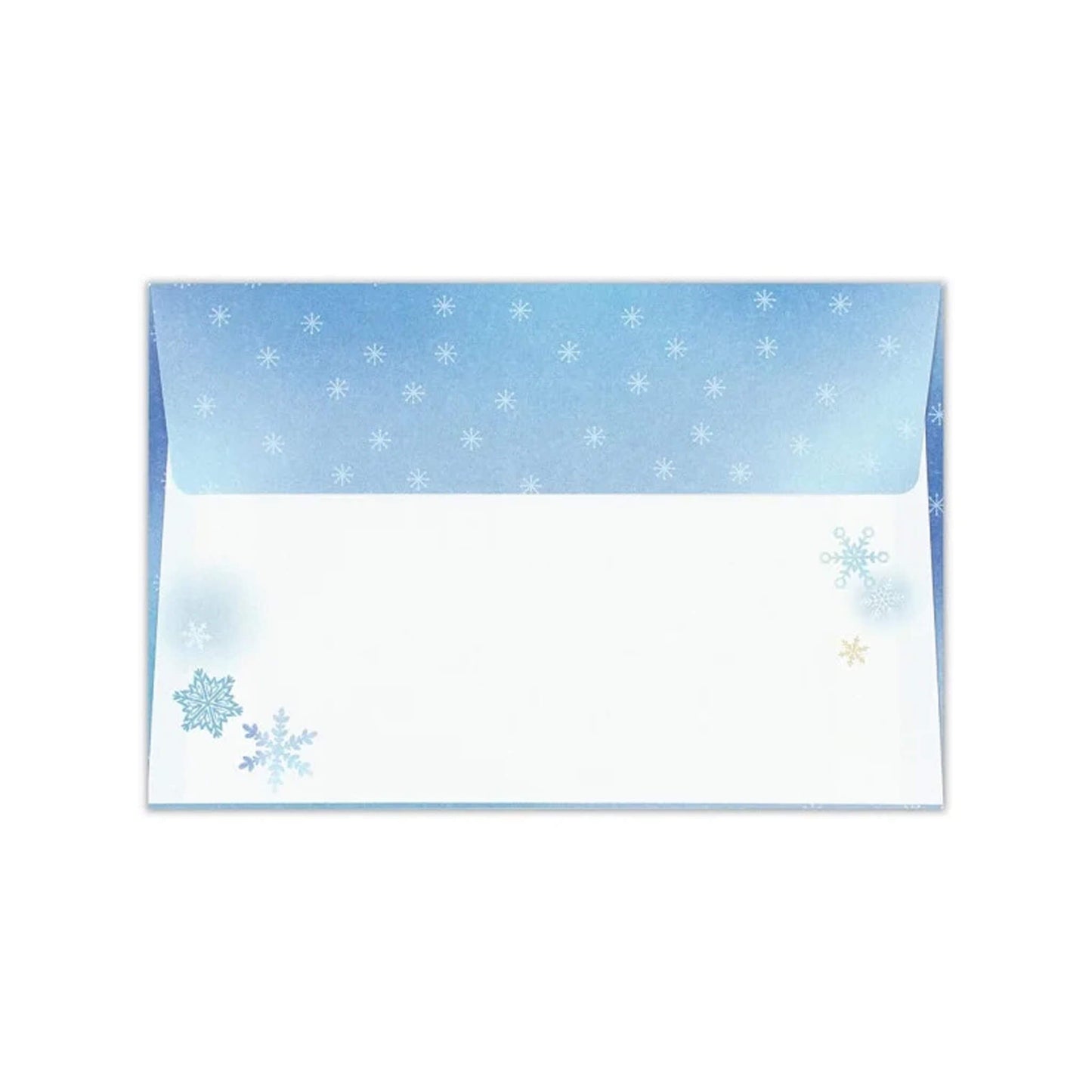 NB Co. Die Cut Winter letter Set - Snowflake - Mini Letter Writing Sets