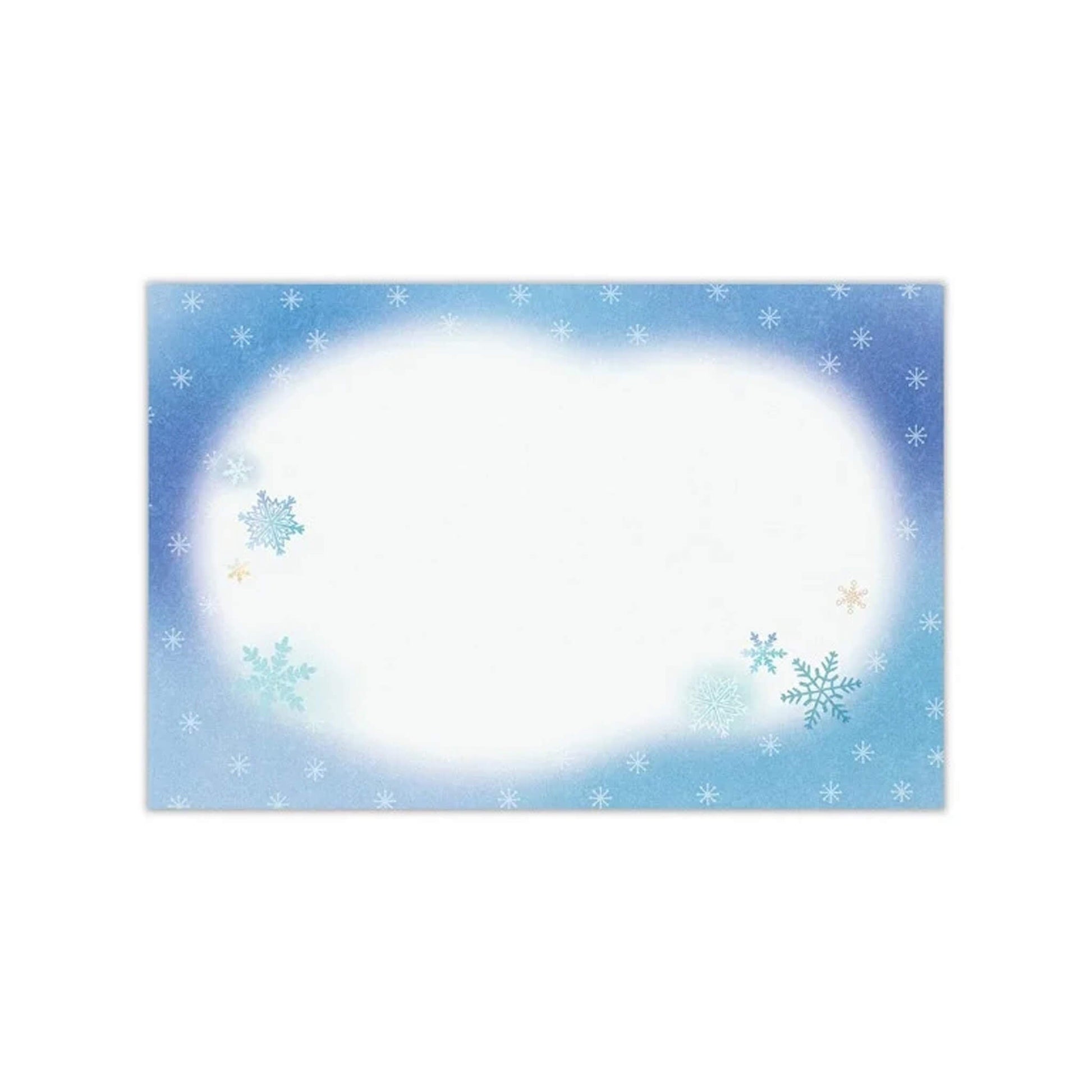 NB Co. Die Cut Winter letter Set - Snowflake - Mini Letter Writing Sets