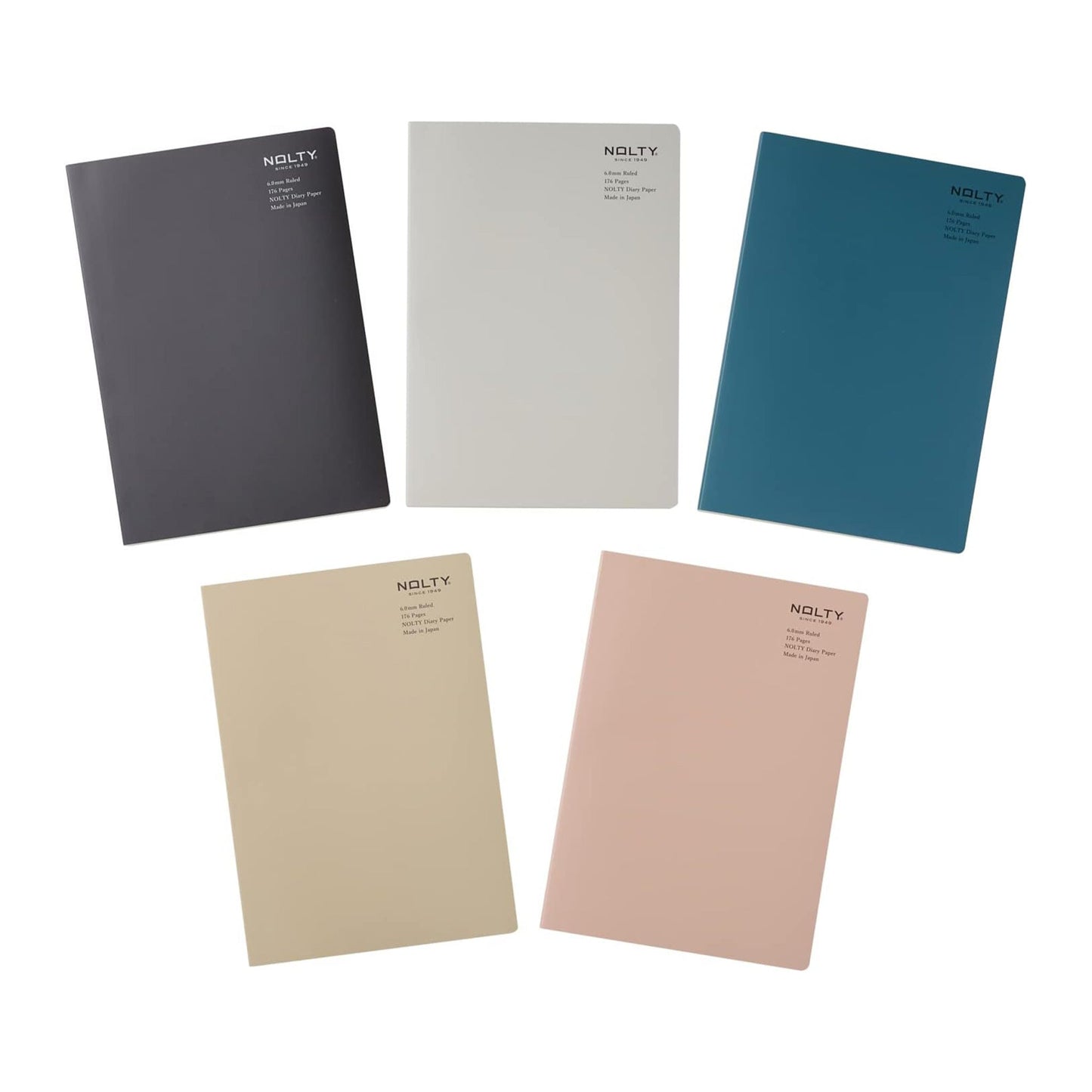 NOLTY Note × LIMEX A5 - Horizontal Ruled Type - Granite Black - Notebooks