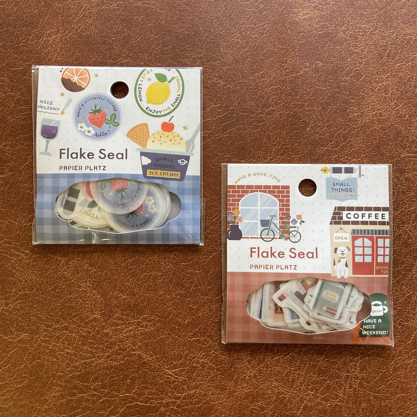 Papier Platz × Eric Gold Foil Flake Sticker - Favorite Place - Flake Stickers