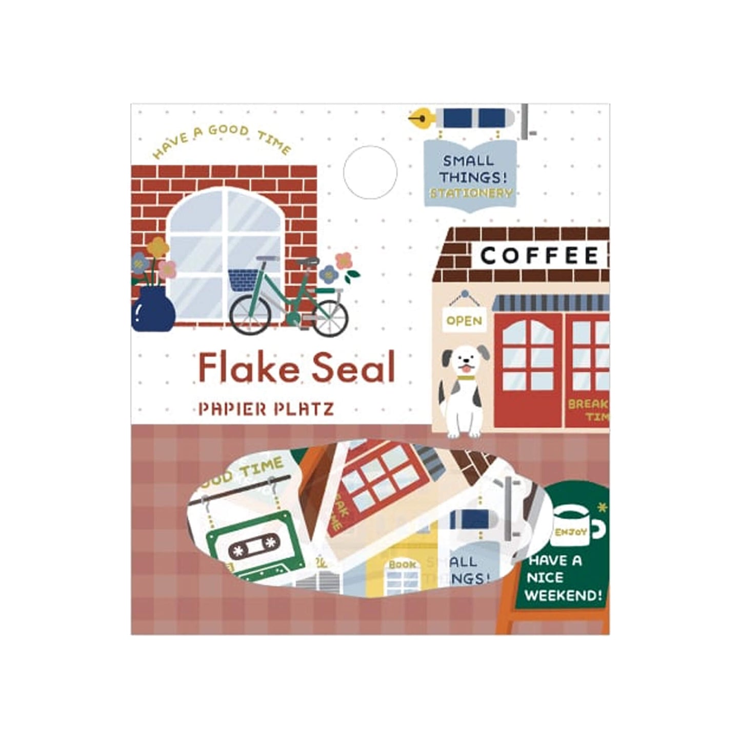 Papier Platz × Eric Gold Foil Flake Sticker - Favorite Place - Flake Stickers