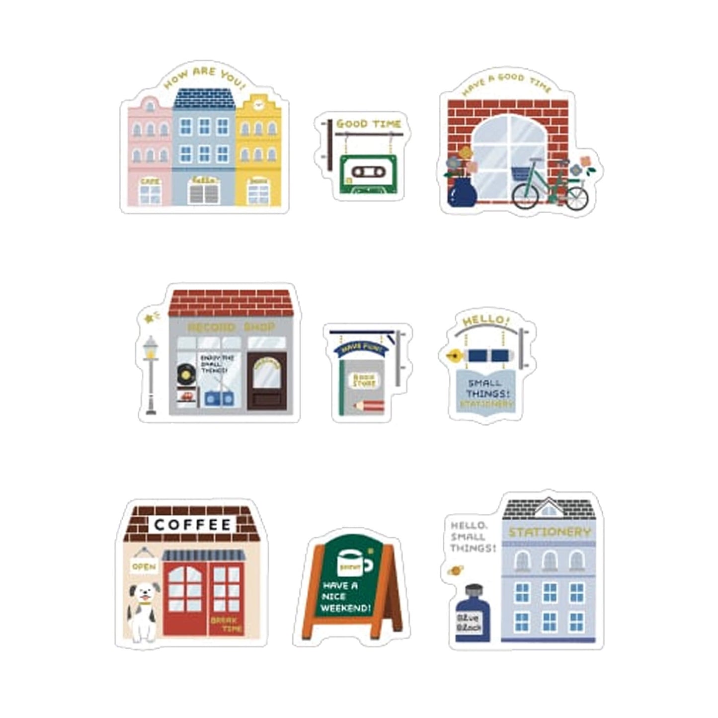 Papier Platz × Eric Gold Foil Flake Sticker - Favorite Place - Flake Stickers