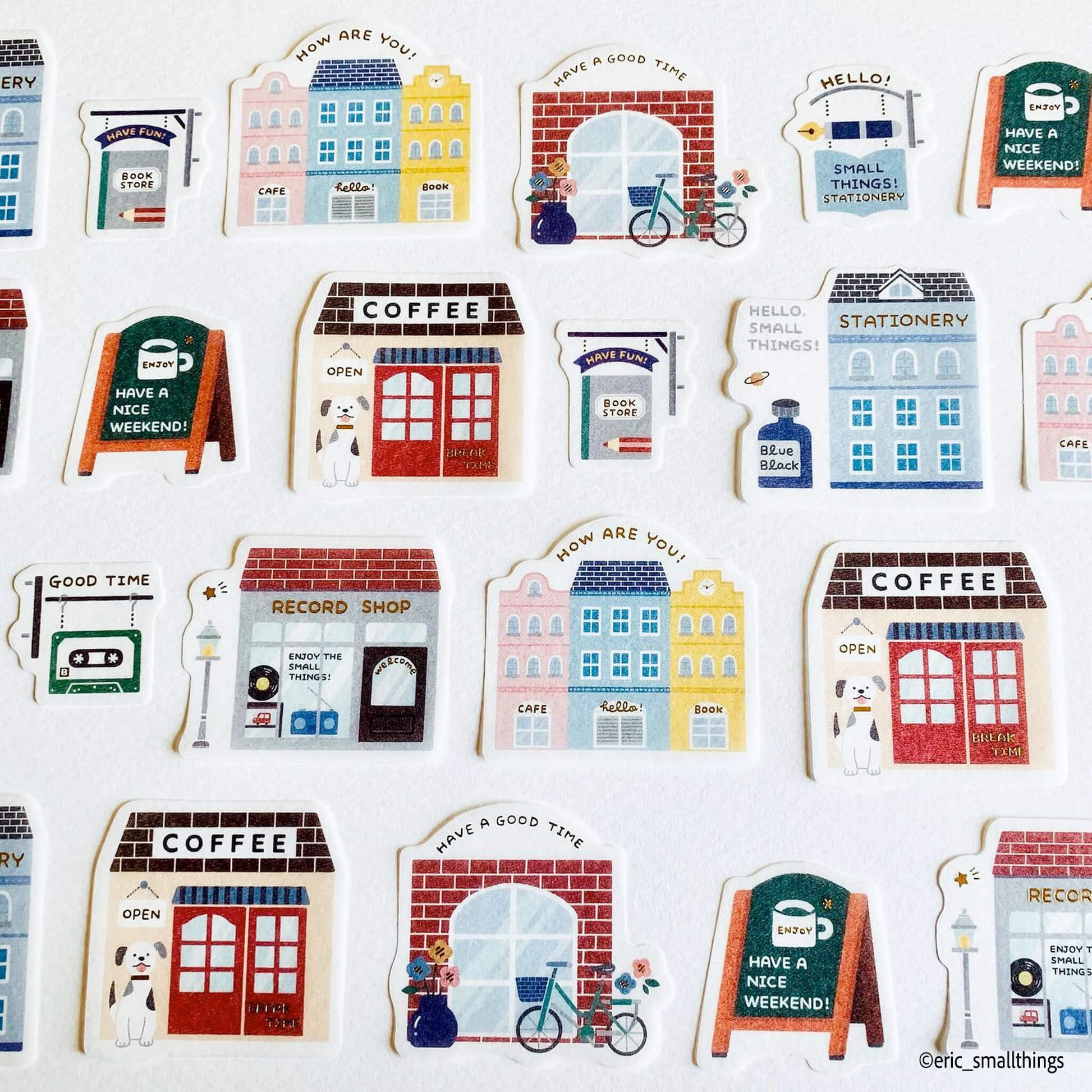 Papier Platz × Eric Gold Foil Flake Sticker - Favorite Place - Flake Stickers