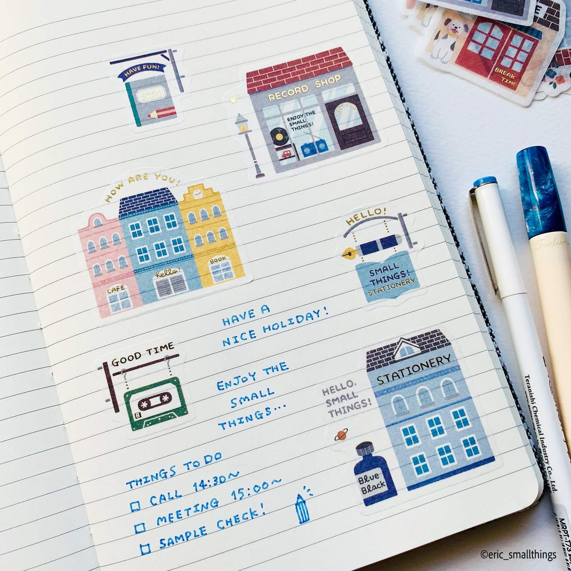 Papier Platz × Eric Gold Foil Flake Sticker - Favorite Place - Flake Stickers