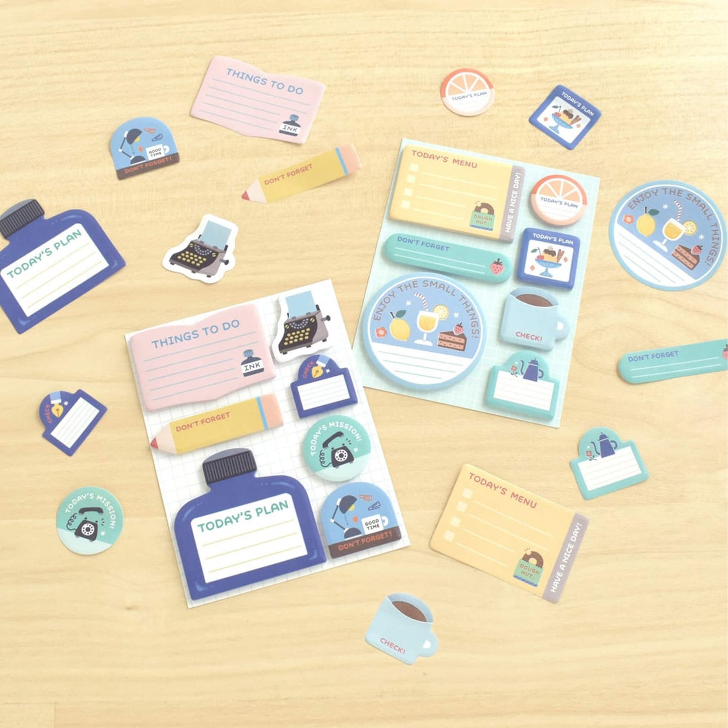 Papier Platz × Eric Mini Sticky Notes - Fruit & Sweets - Sticky Notes