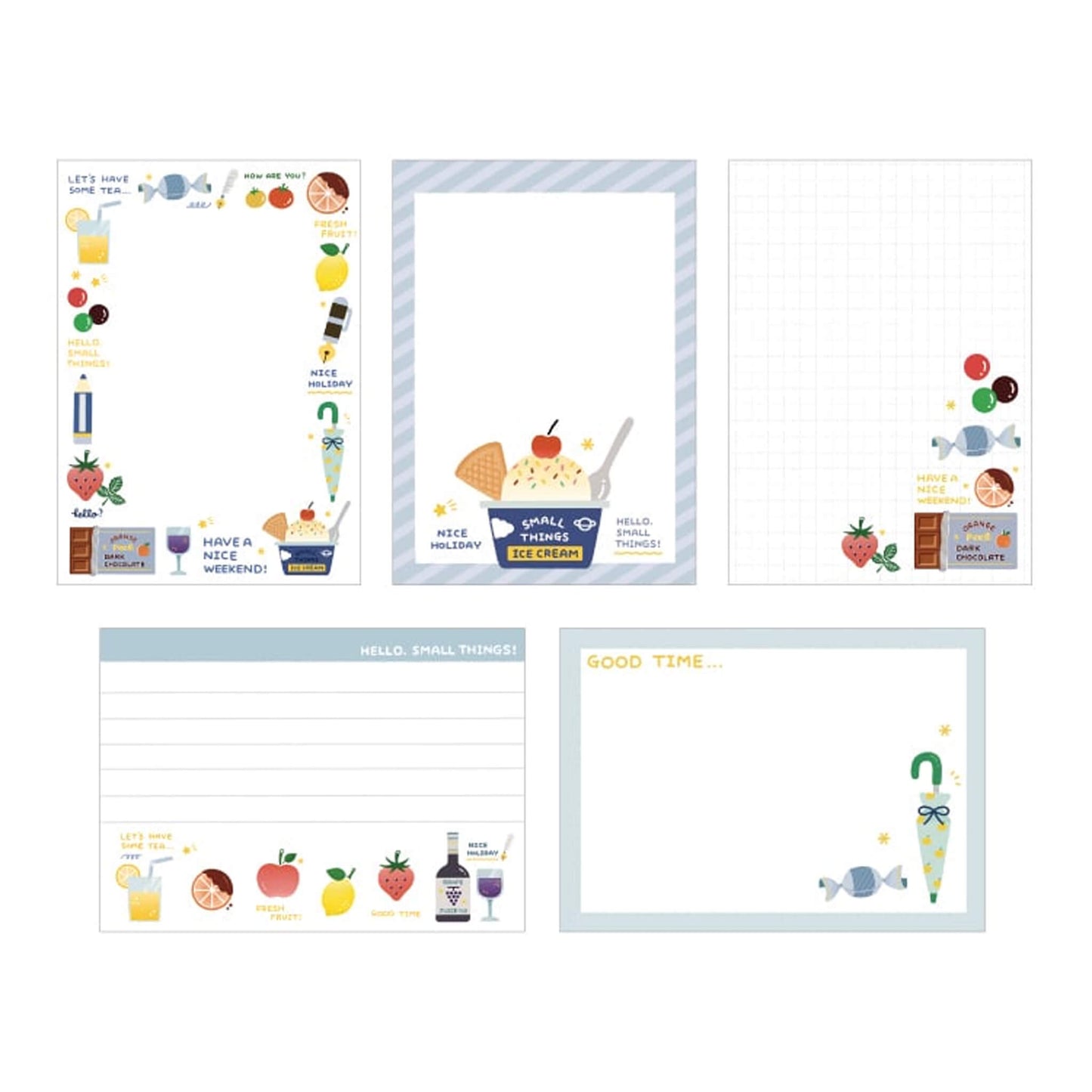 Papier Platz × Eric Otegaru Memo Pad - Fruits - Memo Pads