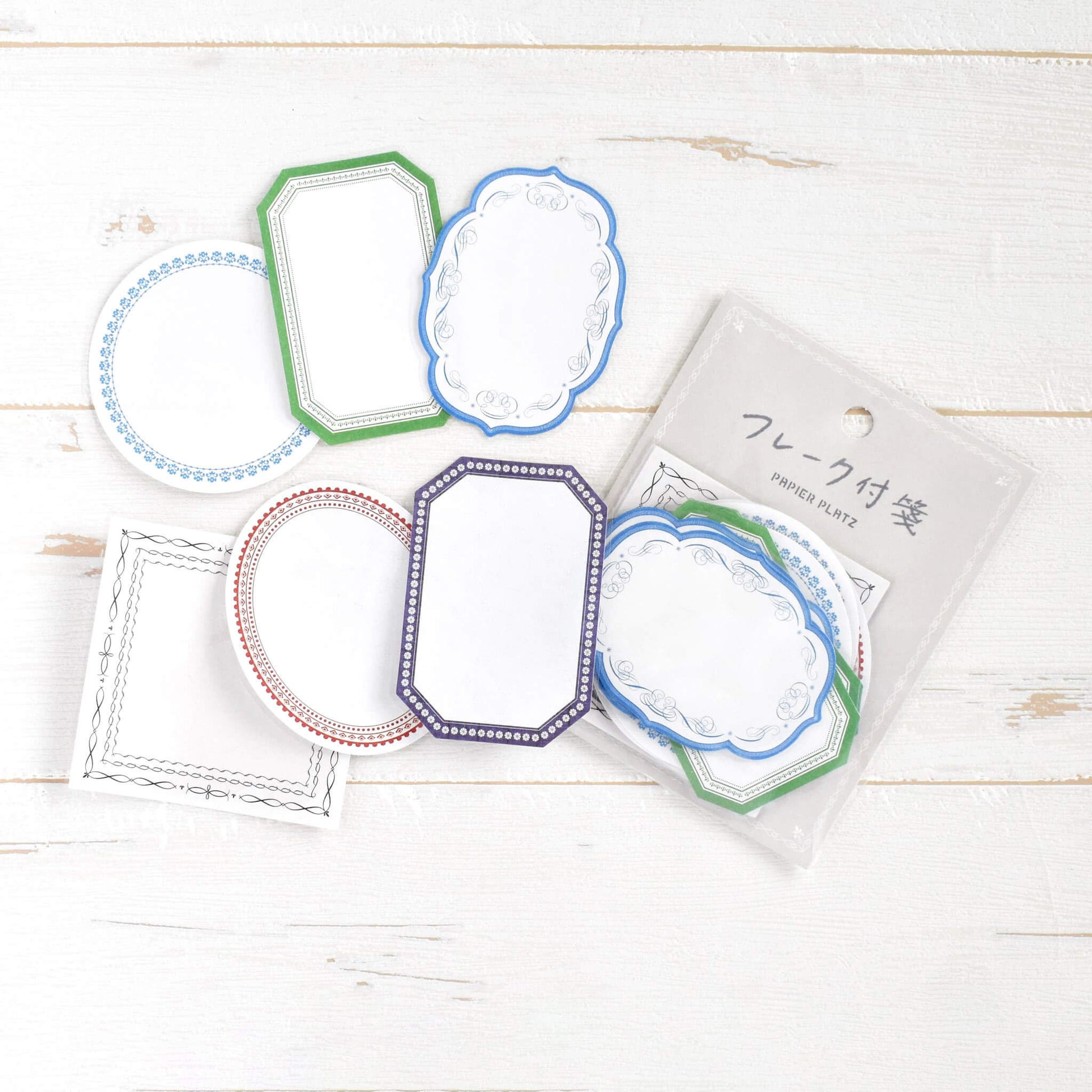 Papier Platz Flake Sticky Notes - Classic Frame - Sticky Notes