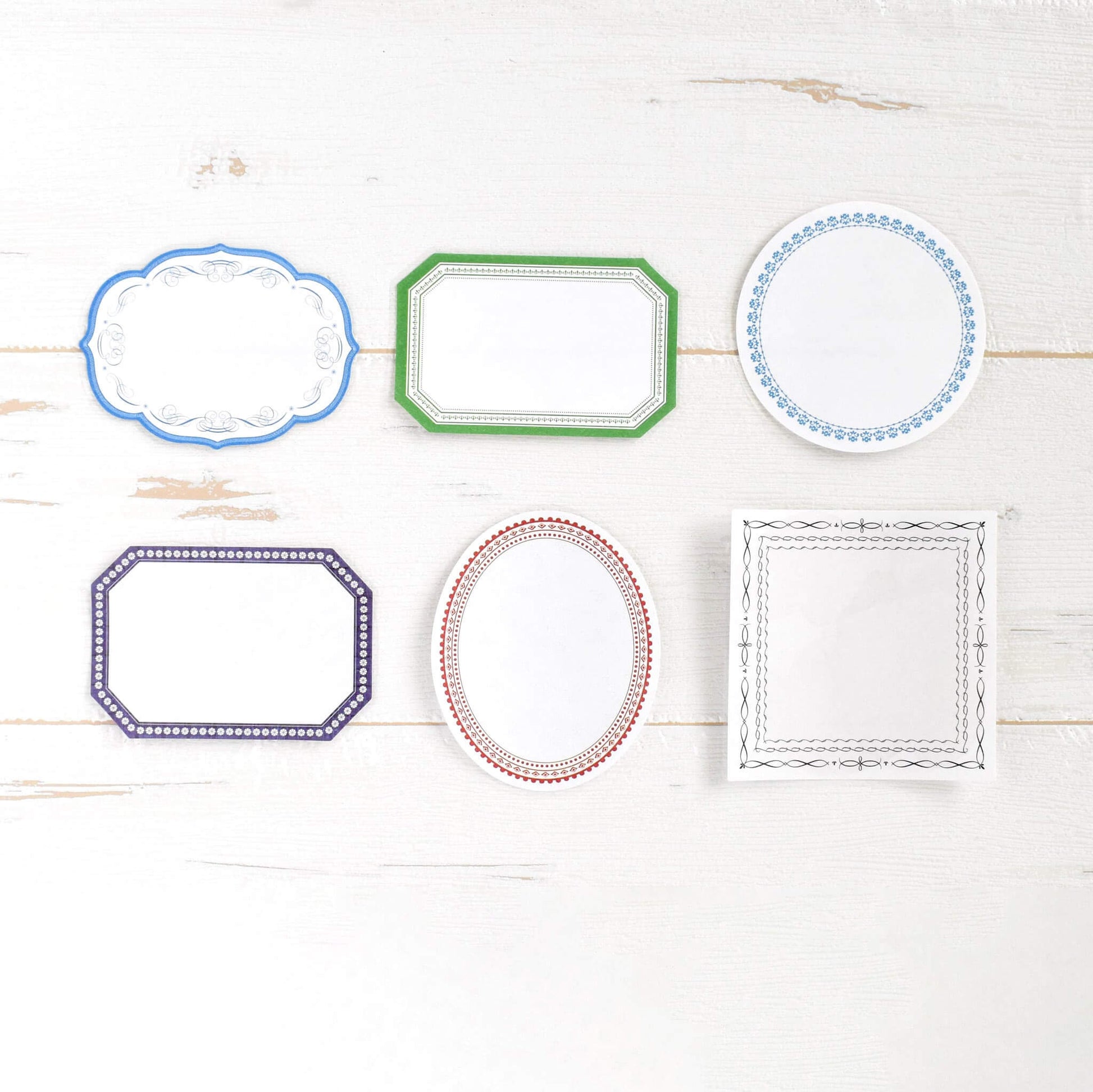 Papier Platz Flake Sticky Notes - Classic Frame - Sticky Notes